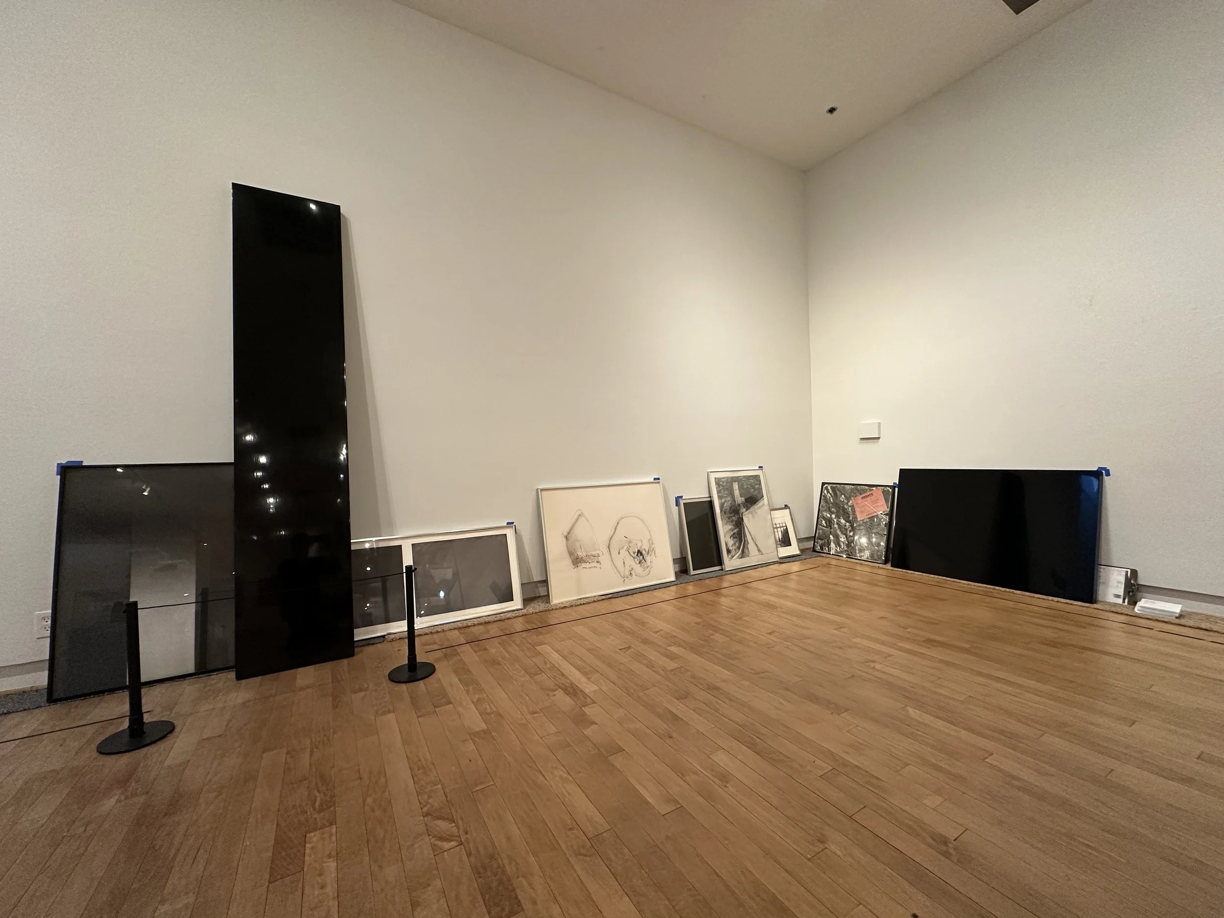 The Things We Did & Didn't Do, 2026, Archives from the Santa Cruz Museum of Art & History, found objects, 900 sq ft. 