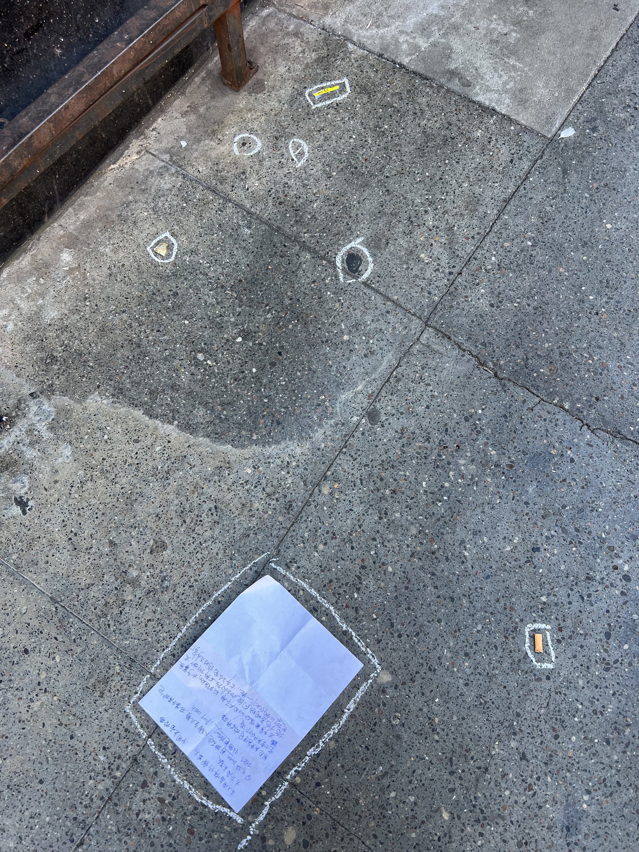 Sediment Sentiments, 2024 - present, Chalk, Dimensions variable