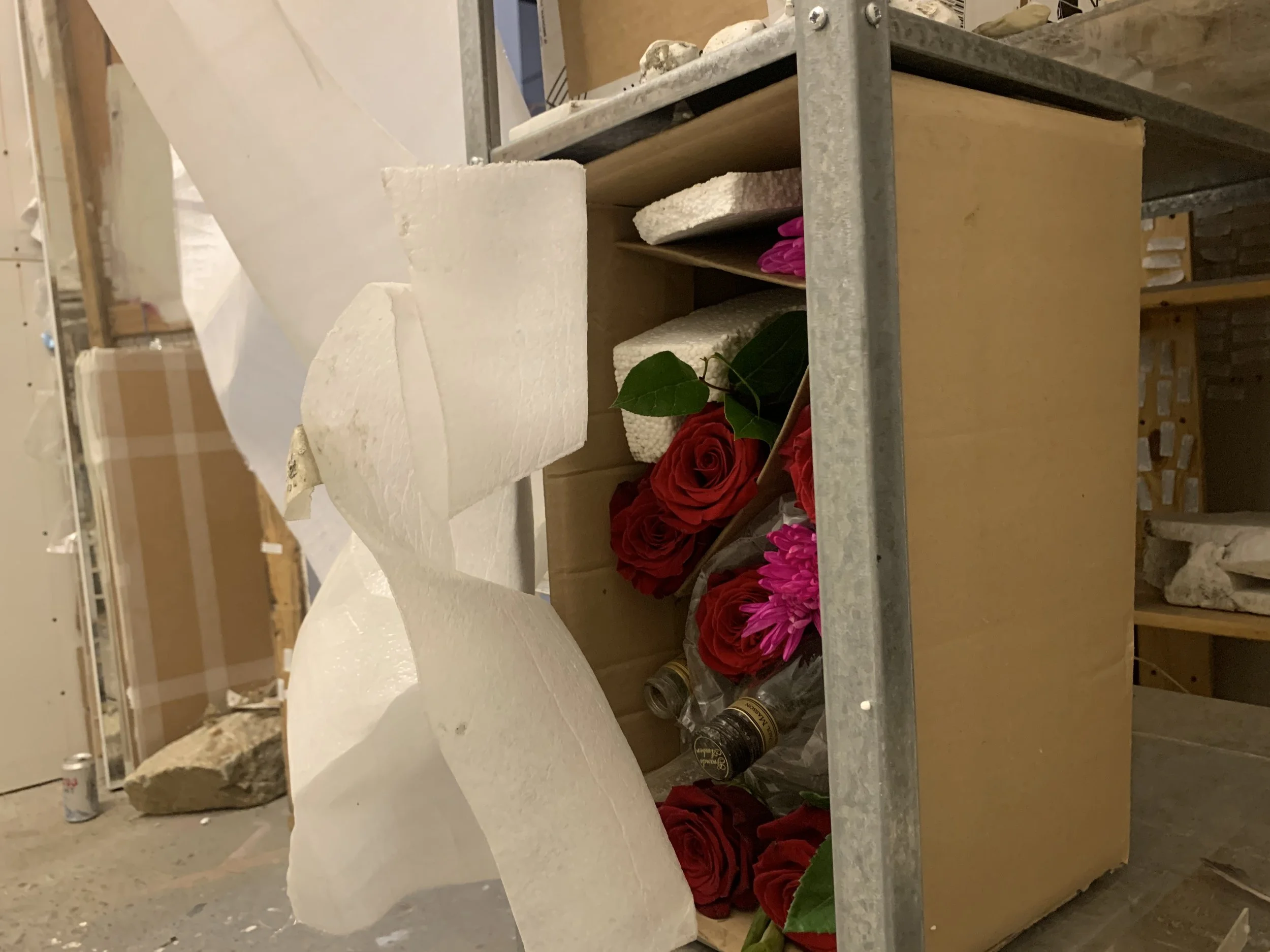 Layered Daze on Mango Haze, 2021, Mixed media, Dimensions variable