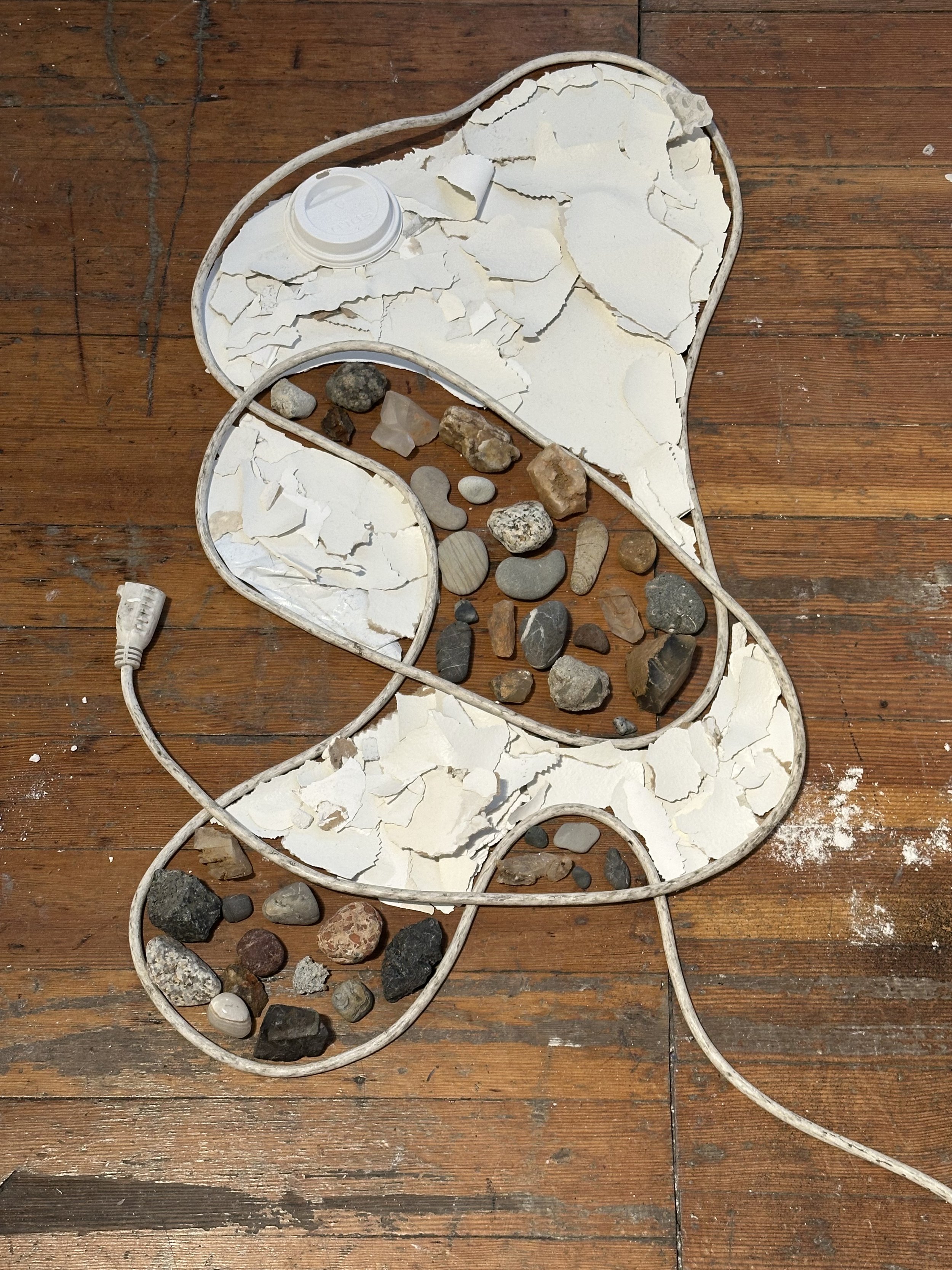 Hard Convergence, Soft Resurgence, 2025, Found objects, Dimensions variable