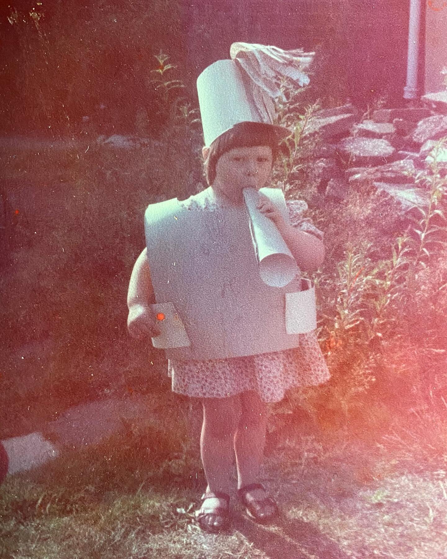 Stay weird, kids&hellip;

80s paper hat party, bebee! Always #extraaf 🖤
