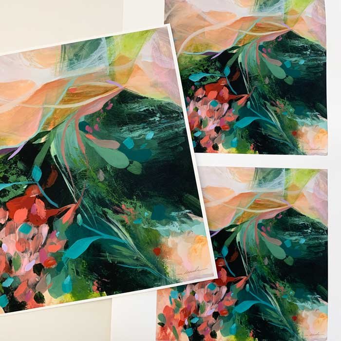 "Fresh Start" abstract art prints