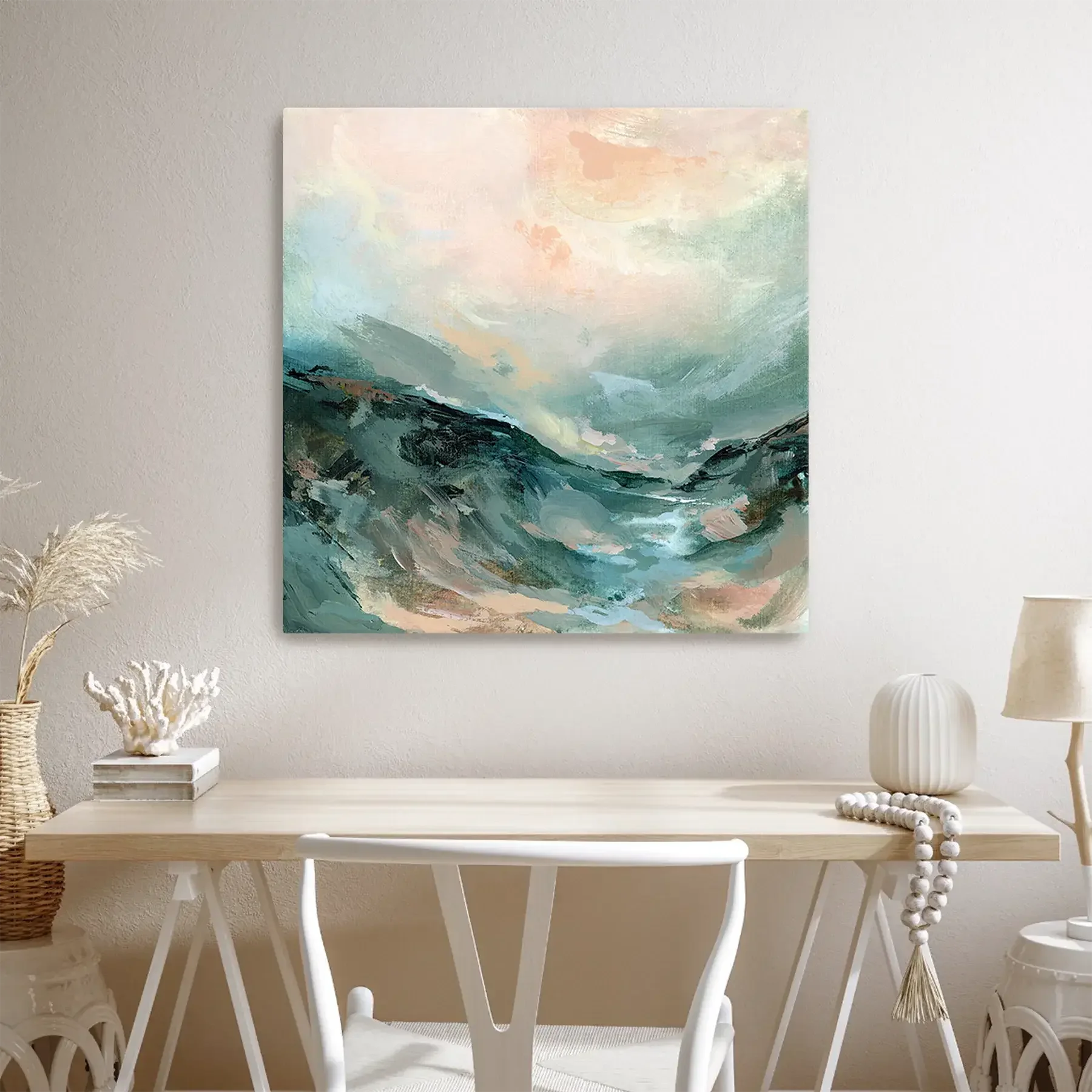 Morning's Light — Abstract Landscape Canvas Art Print