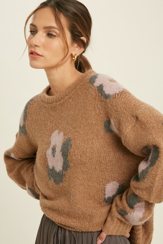 Thistle Intarsia Pullover - Ready-to-Wear