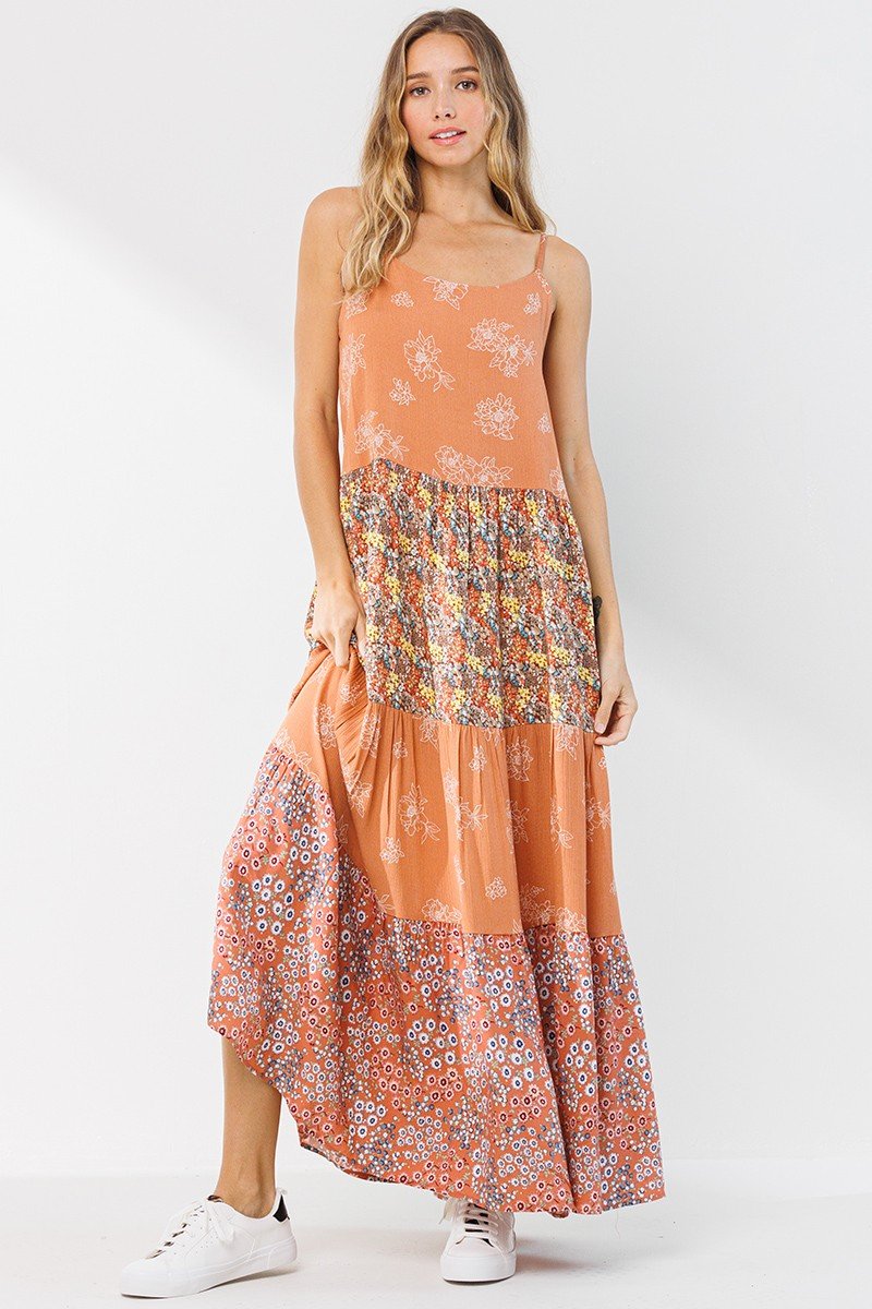 chinese dress ladies Sale Item!! Super Cute Color Block Tiered Maxi Off Shoulder Maxi Dress 2X