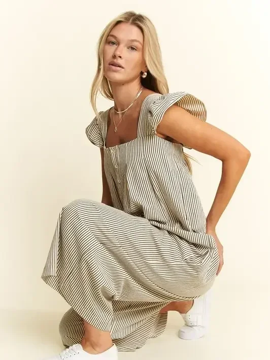 Boardwalk Stripe Jumpsuit