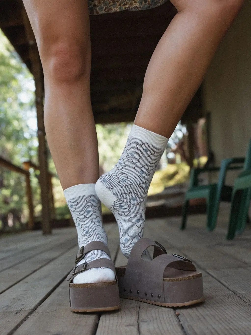 Retro Bloom Socks