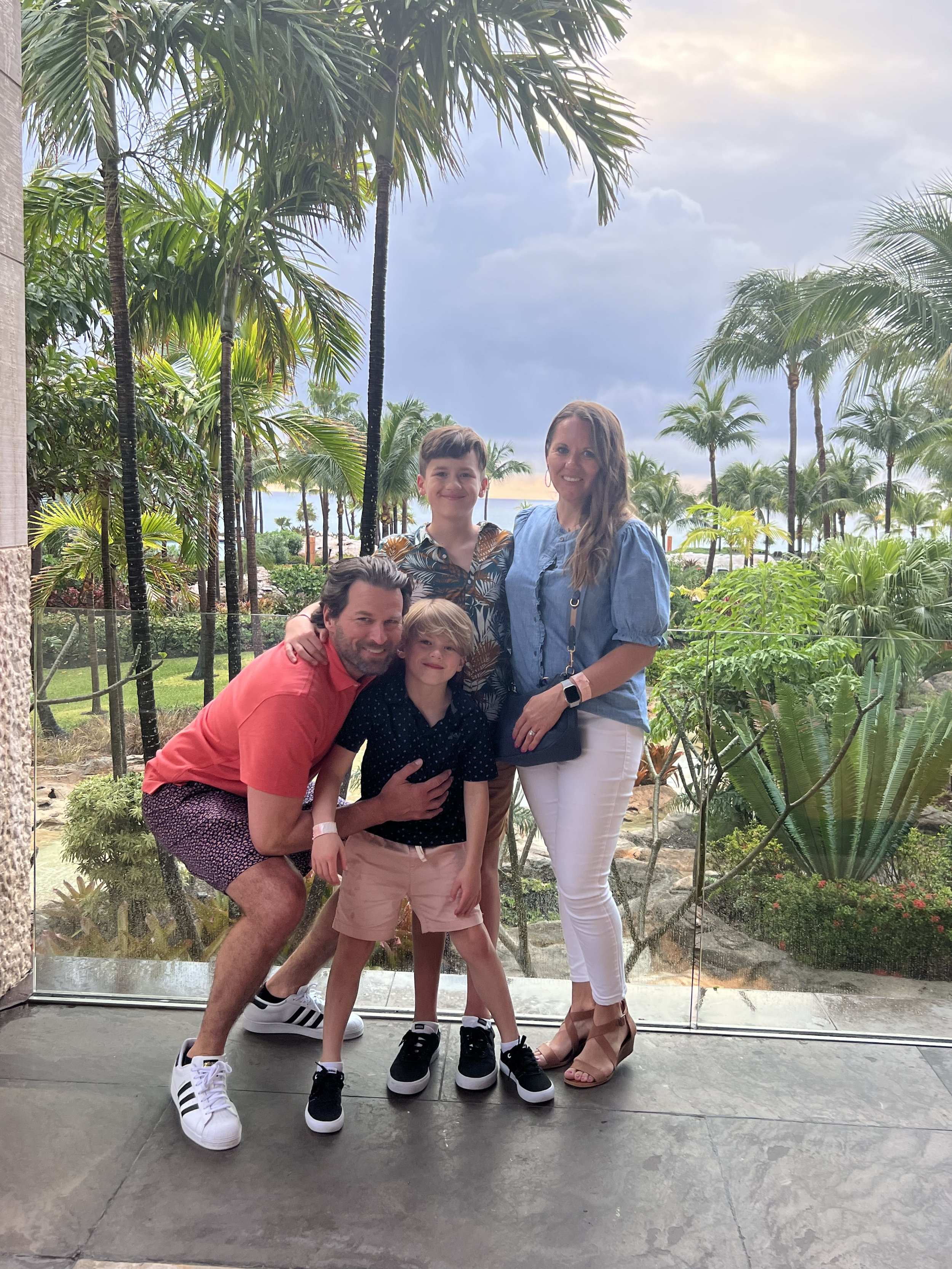 Tiny Hero Vance with his family