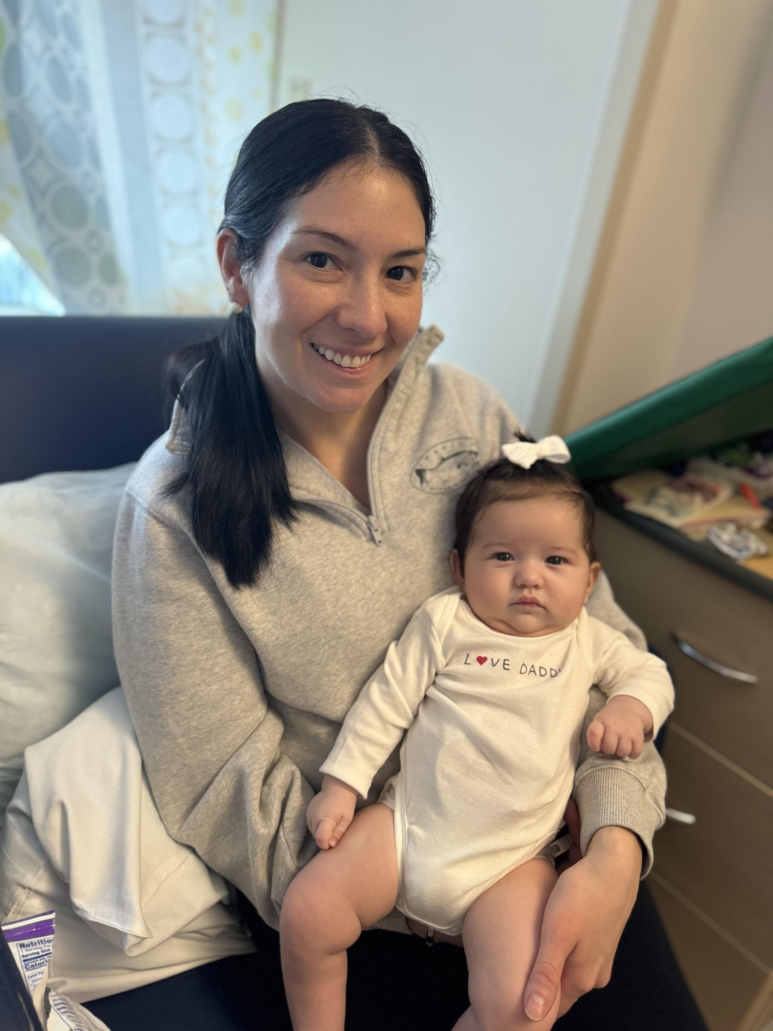 Tiny Hero CC with mom - left-sided CDH