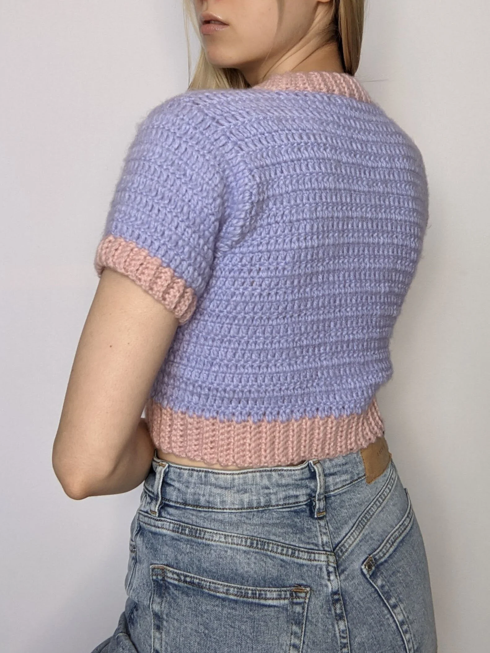 cute cropped cardigan crochet pattern