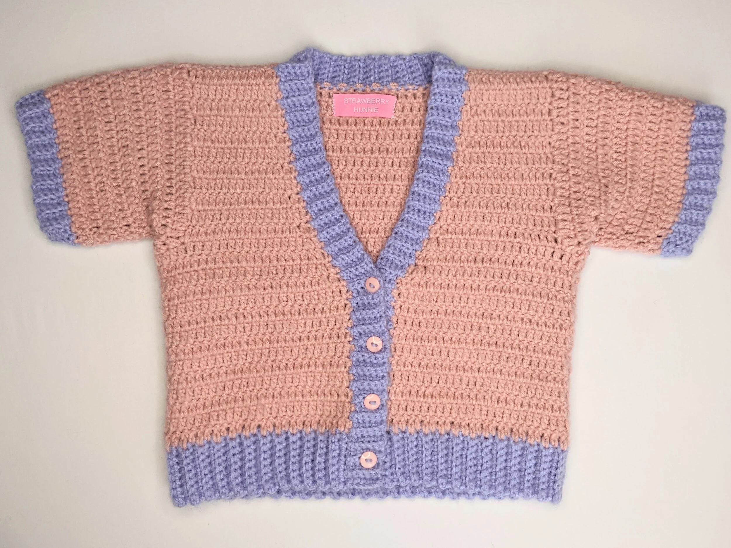 cute cropped cardigan crochet pattern