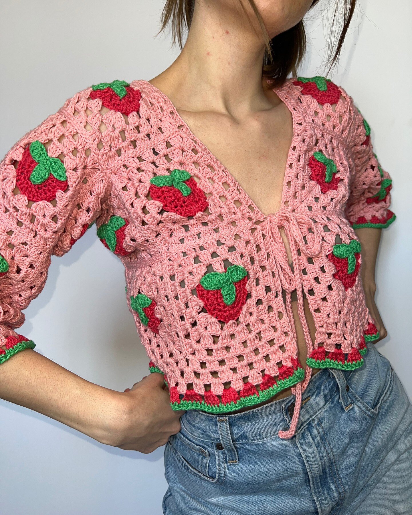 Strawberry Crochet Top Pattern