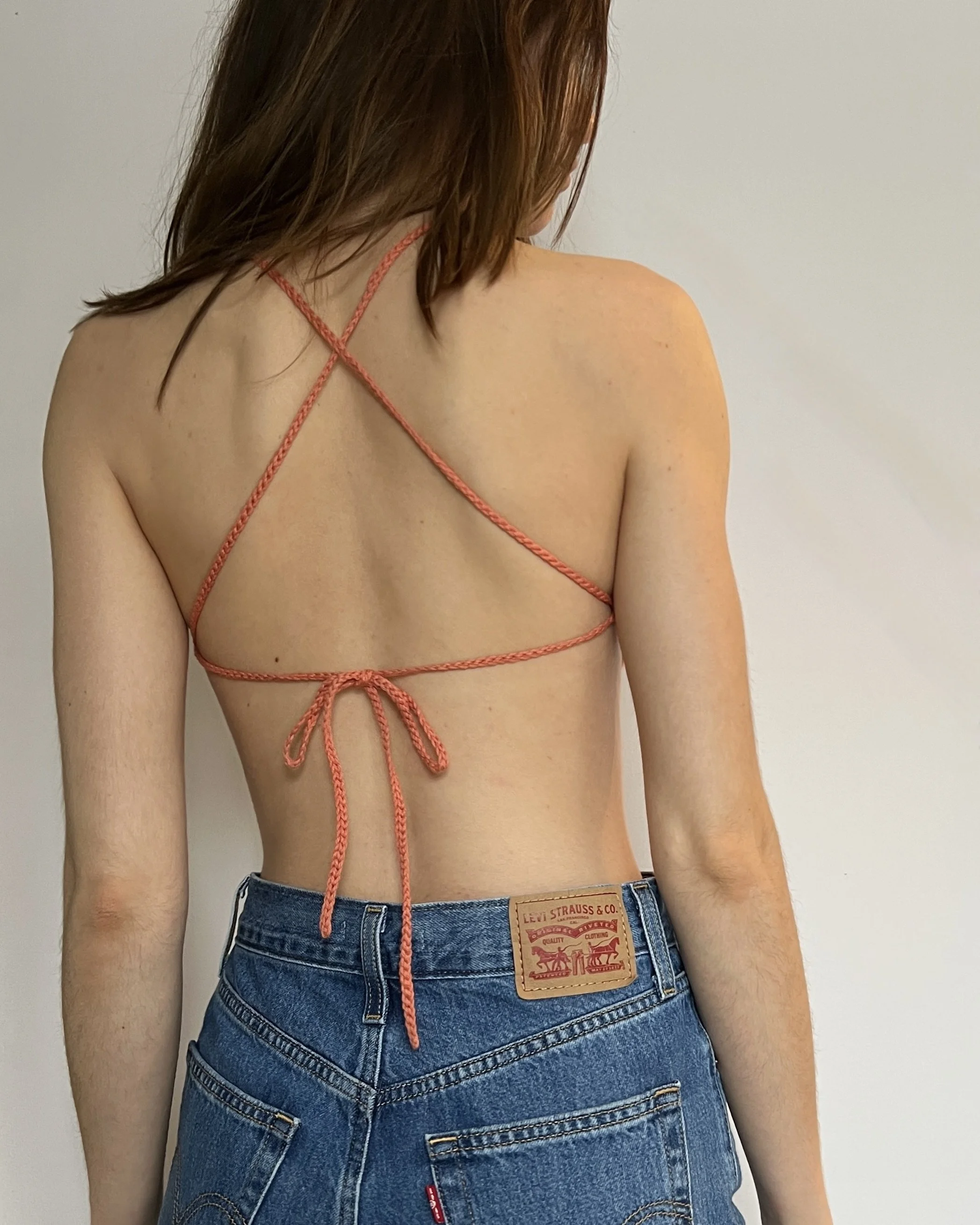 granny square crop top bra crochet pattern