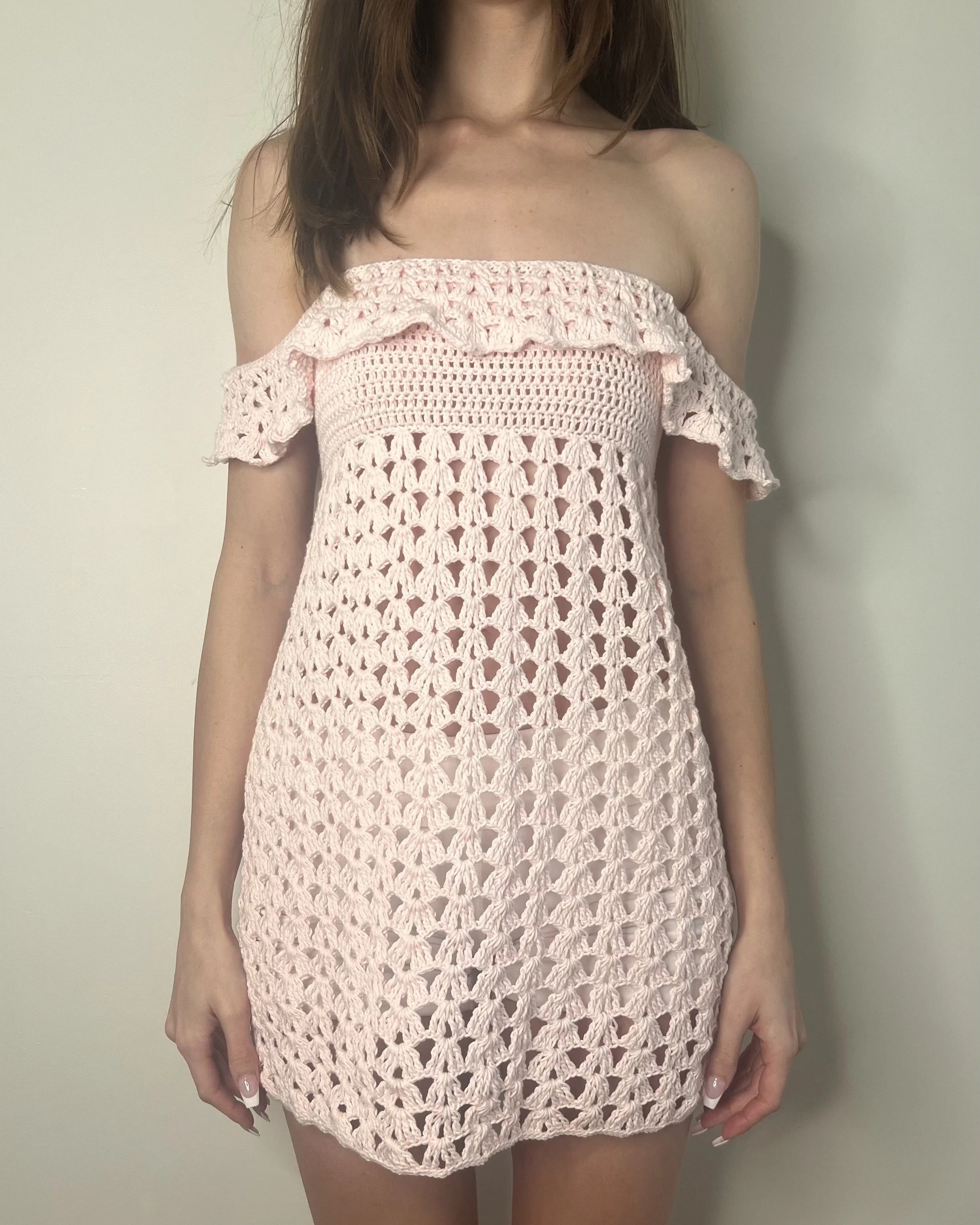 pin up vintage style dress crochet pattern