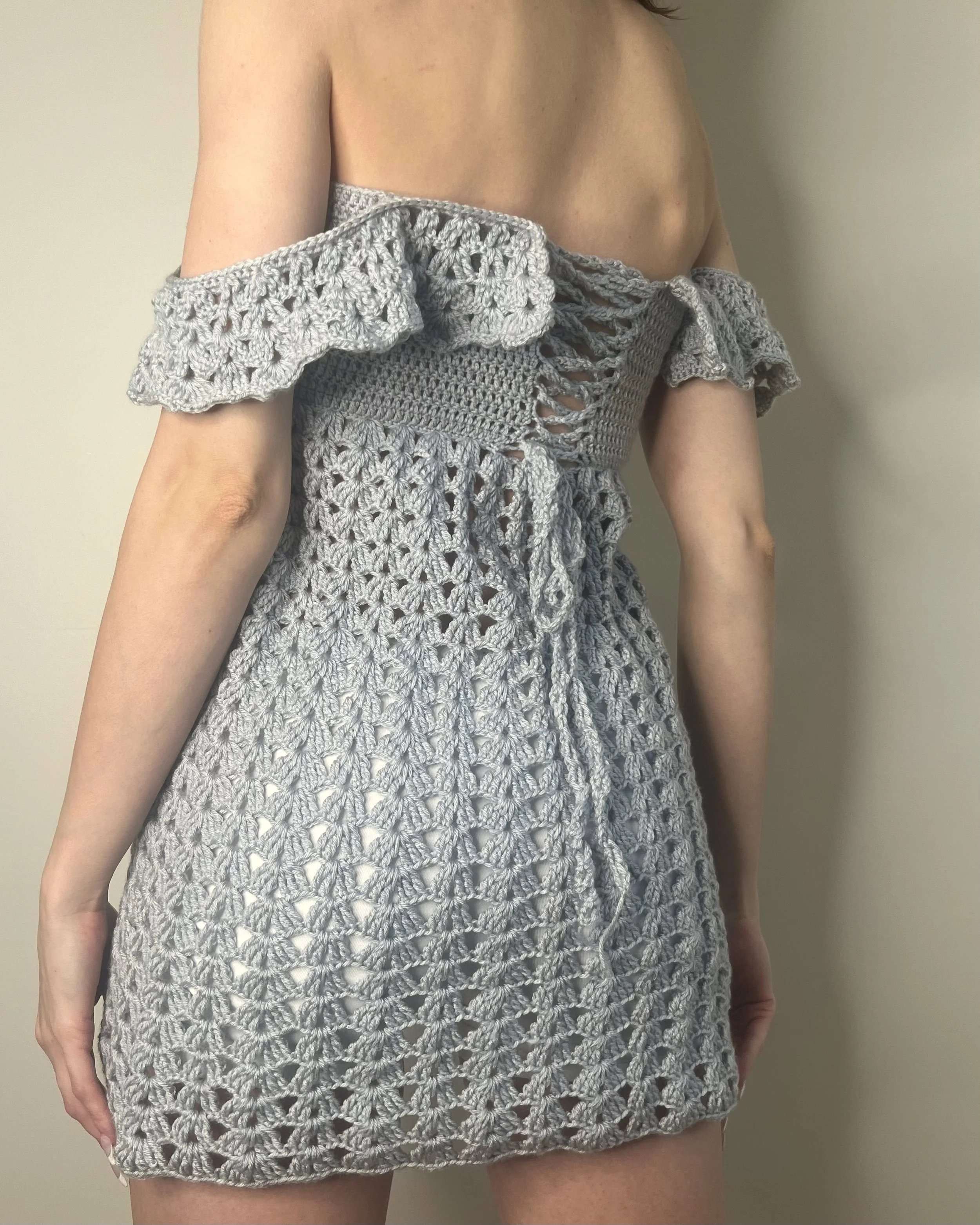 pin up vintage style dress crochet pattern