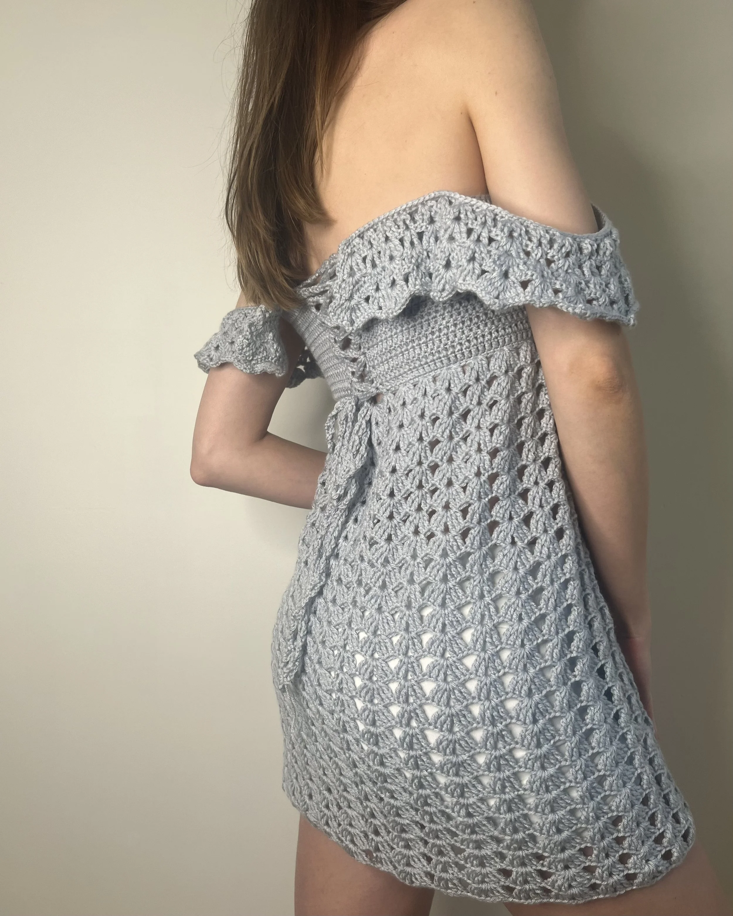 pin up vintage style dress crochet pattern