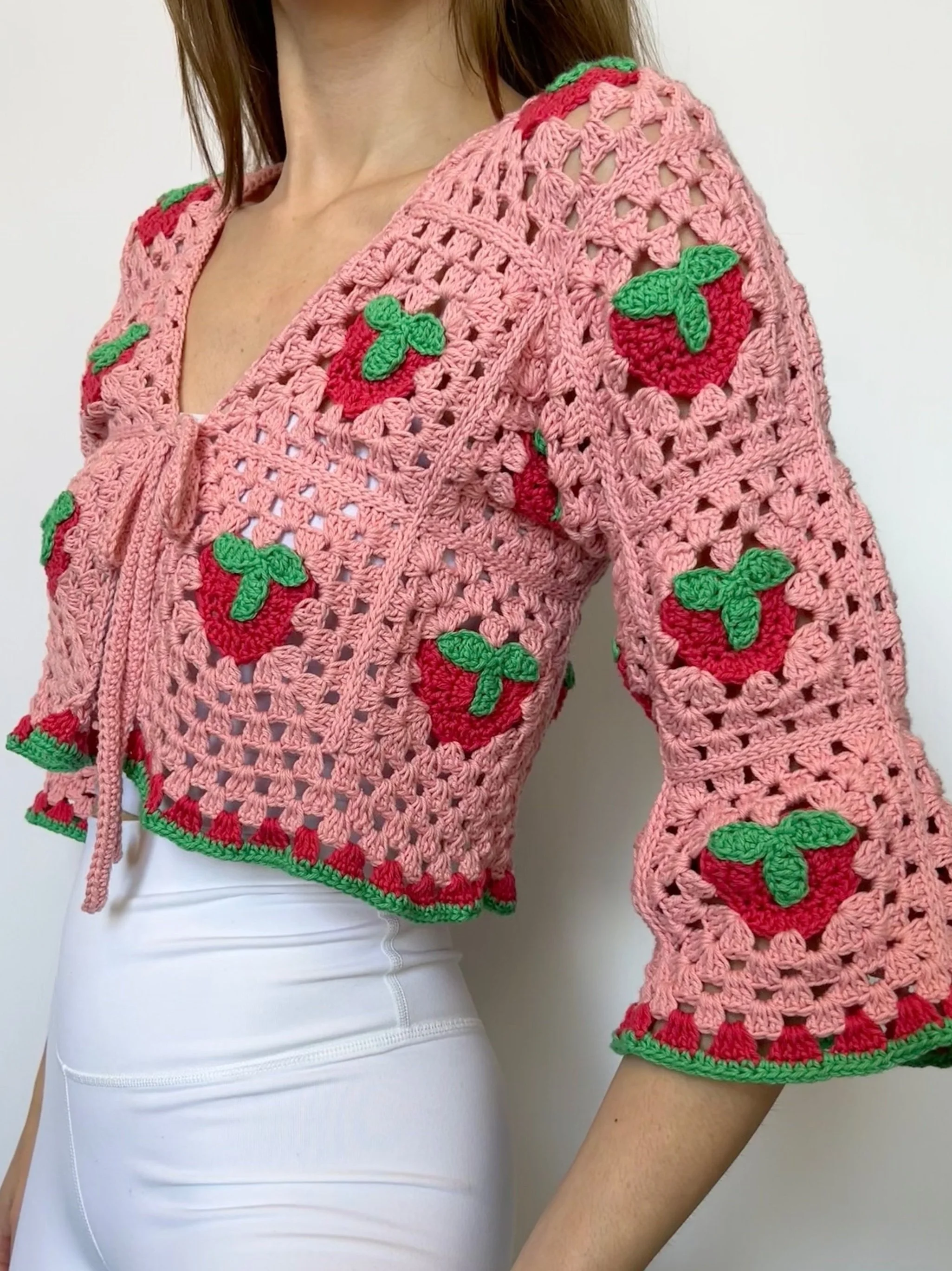 the STRAWBERRY cardigan 2.0
