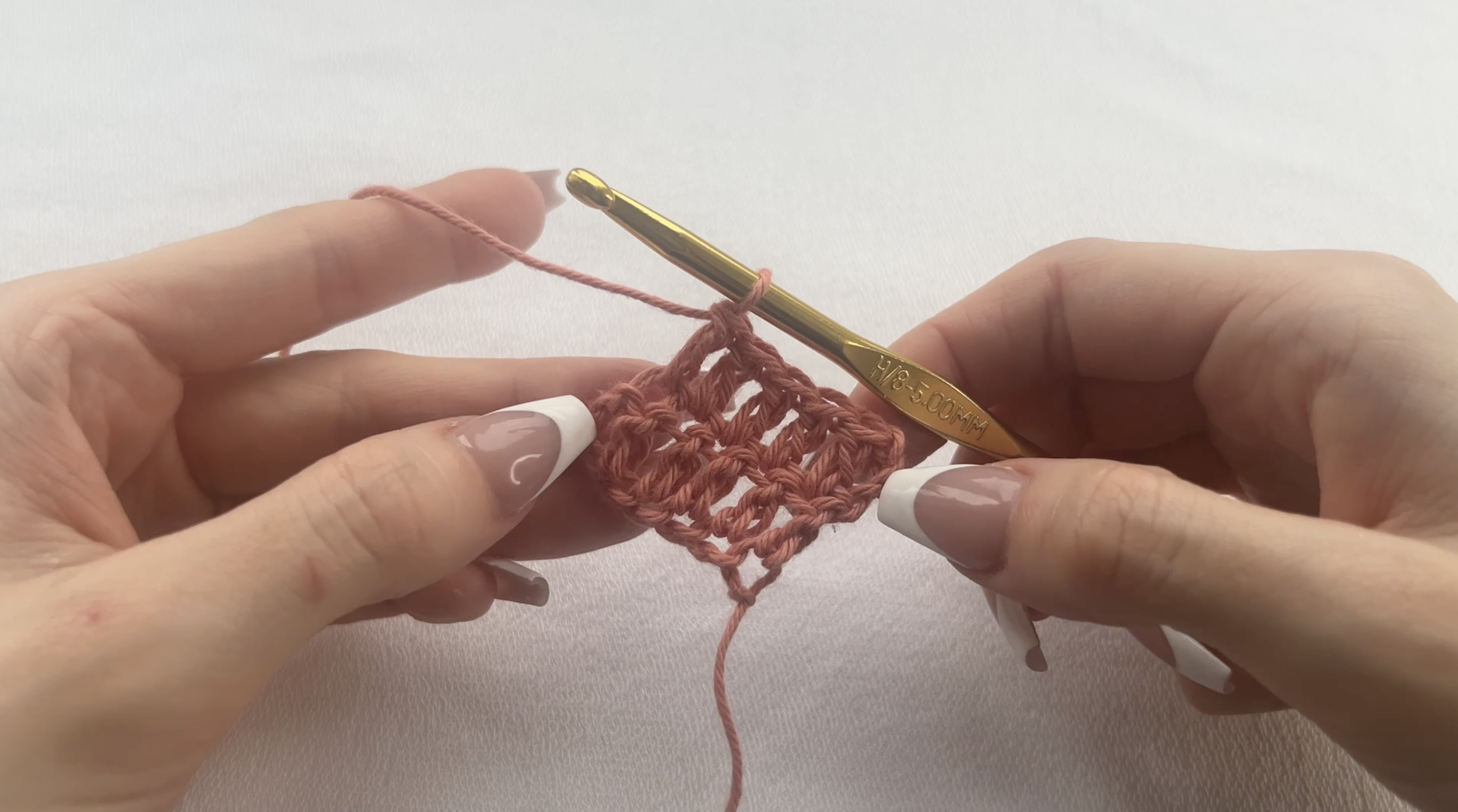 How to double crochet