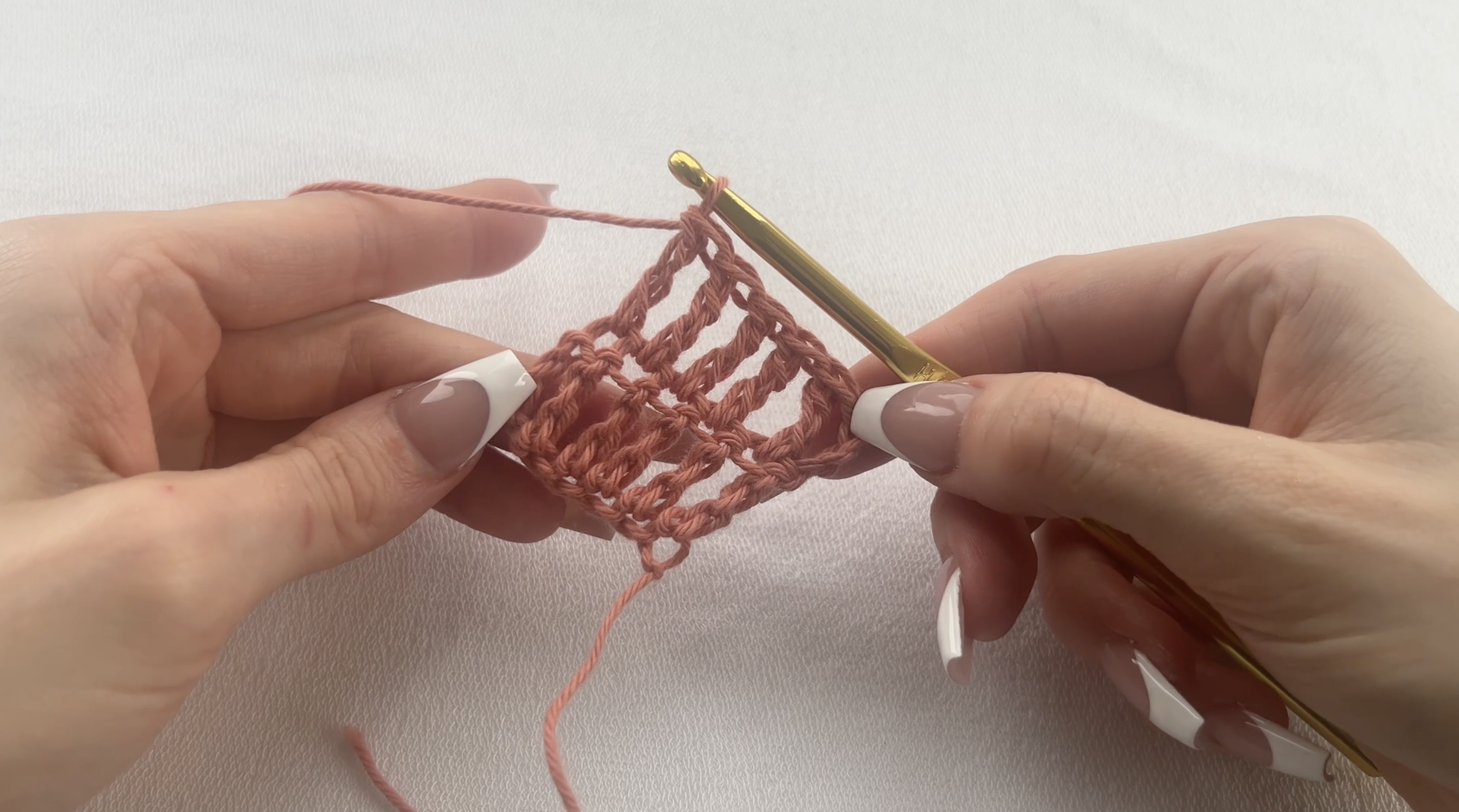How to treble crochet (triple crochet)
