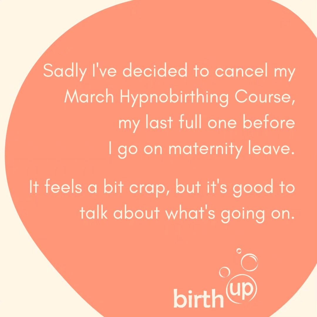 I've been teaching Hypnobirthing for nearly 5 years, but it's never been as hard to fill courses as it is now.

Doula-wise I've been fully booked, which has been wonderful and I'm so thankful for that ❤️

But, there's only so many doula clients I can