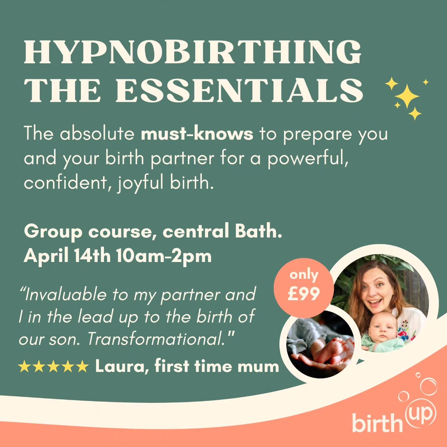 ✨ Hypnobirthing The Essentials Course in Bath ✨

All the Essentials in Hypnobirthing preparation, in-person from The Practice Rooms, a beautiful, cosy space right in the centre of Bath.

✨Included in this course✨

🔸The Birth physiology you need to k