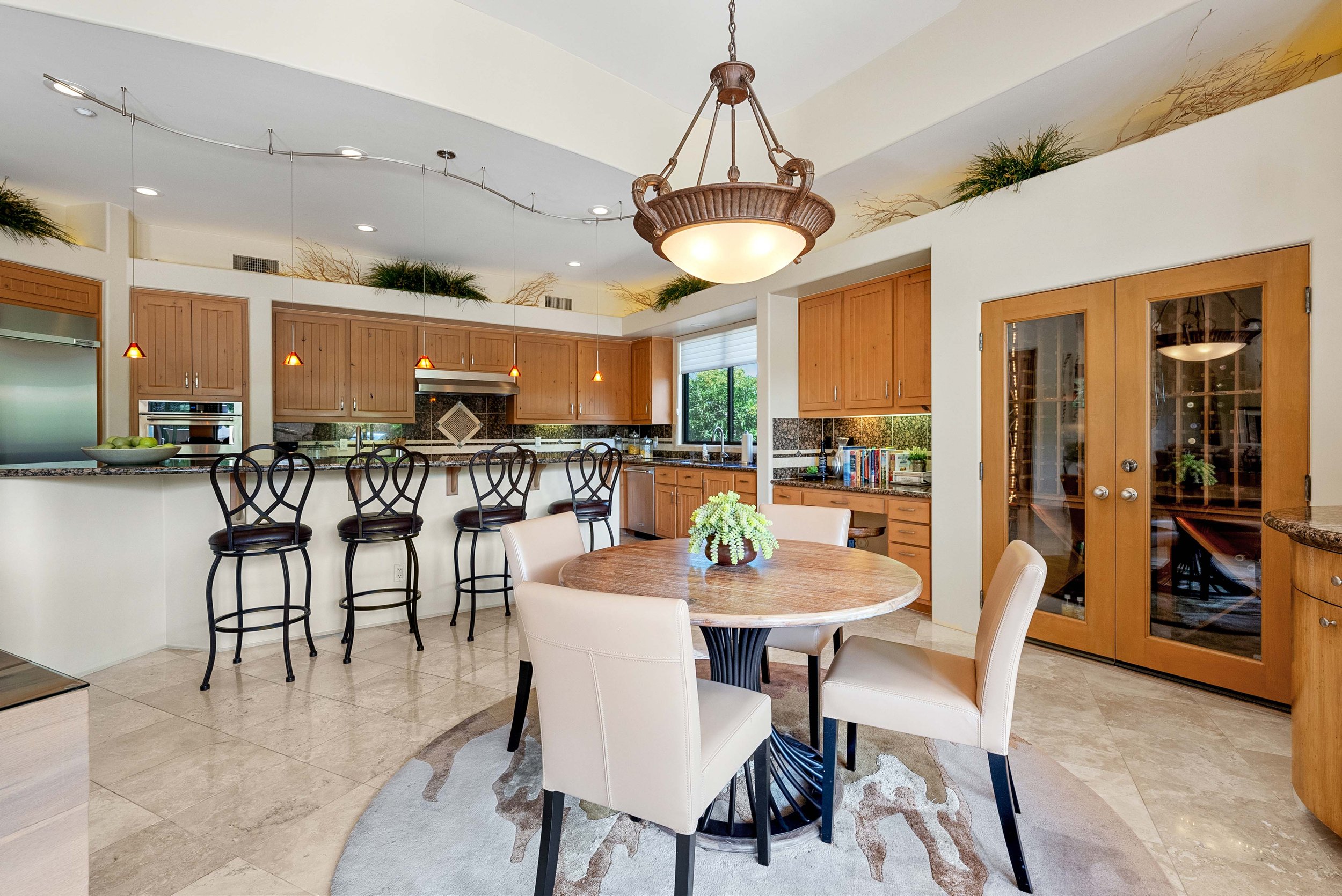Eat-in Dining in Family Room / Wine Storage
