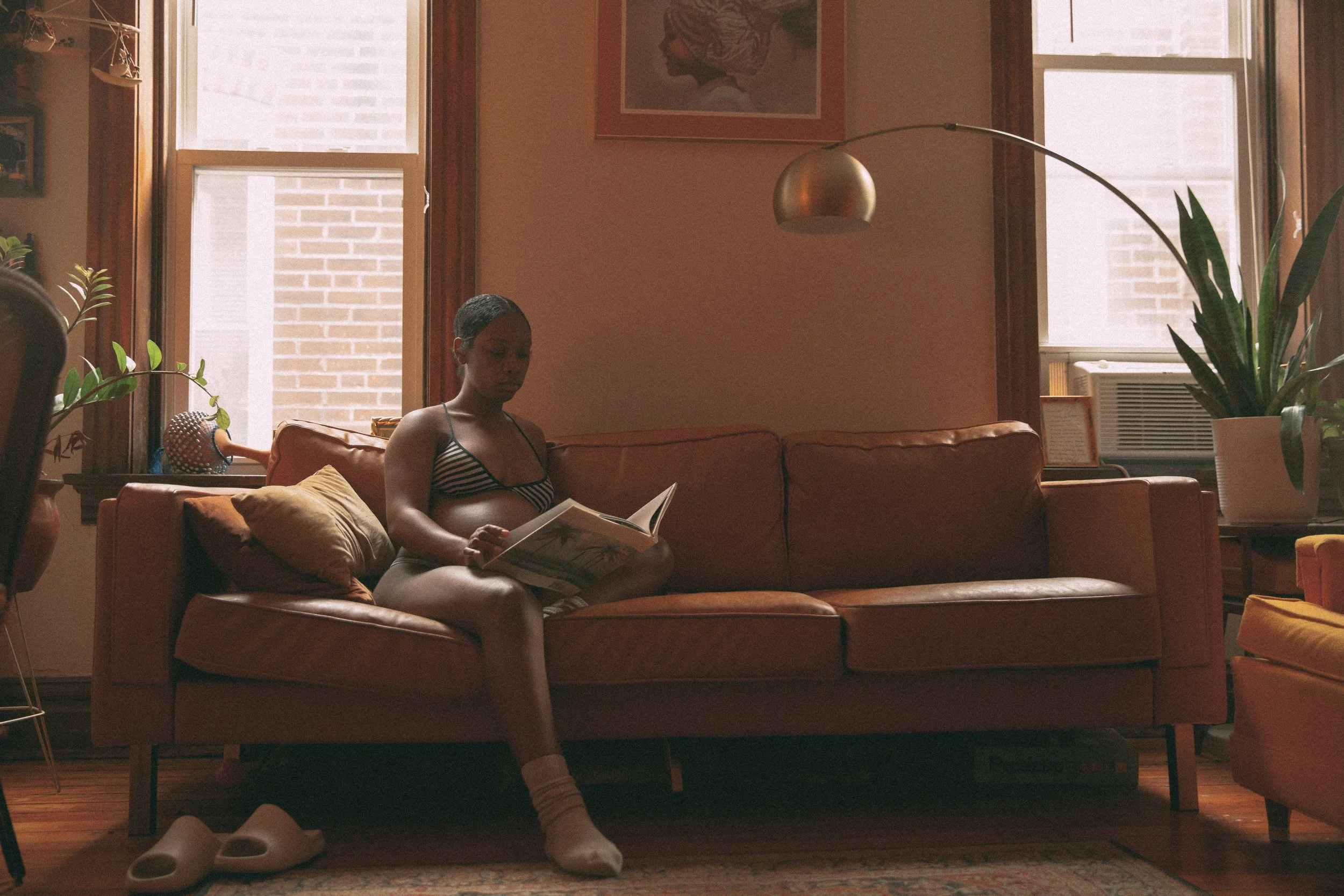 "Are you okay in there?" She asked as she took her breathes between turning the pages of "Where The Wild Things Are"- a book she brought to read to her little one. "I just want you healthy and happy."