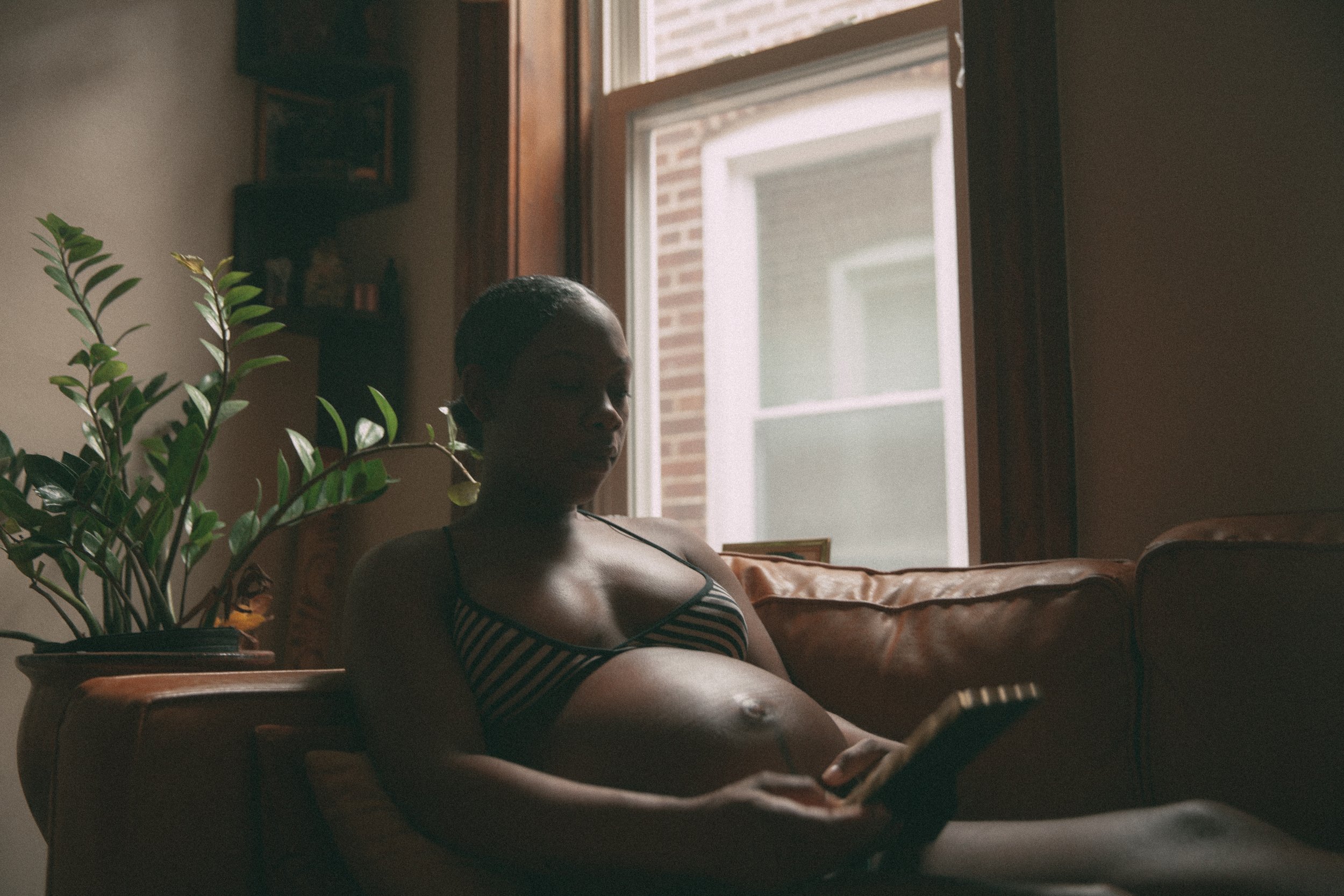 Jamaica now looks at the photo of her mother; she spoke of how this experience has been without her.