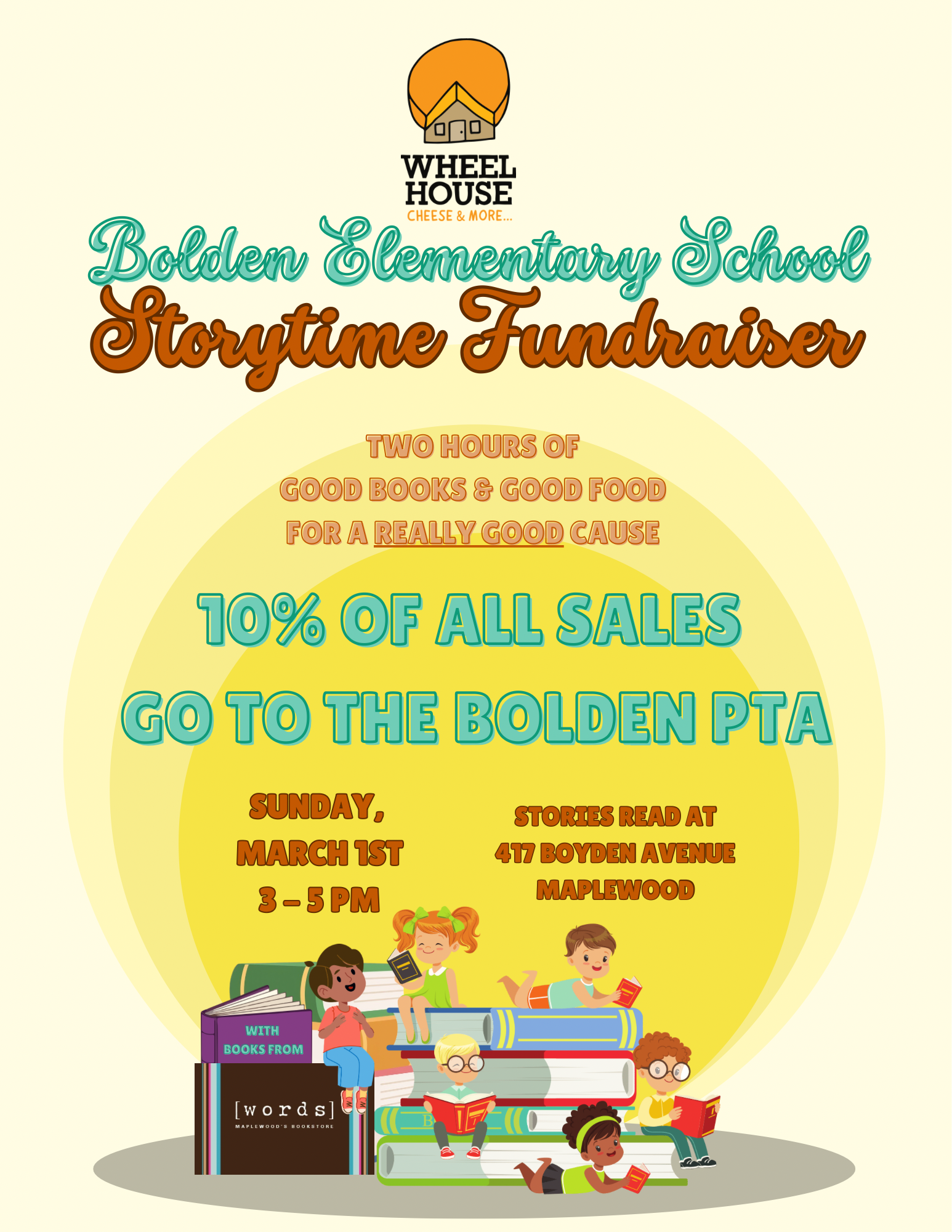 Bolden Elementary School PTA Storytime Fundraiser