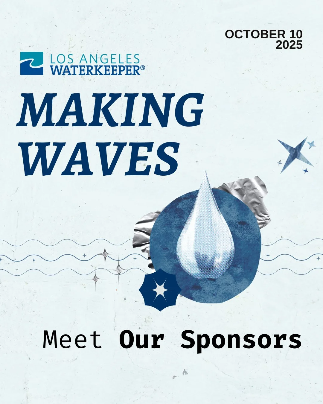 We are thrilled to announce the sponsors for our upcoming Making Waves event! Swipe to see the remarkable organizations that share LA Waterkeeper&rsquo;s vision for clean, resilient waterways. 🌊⁠
⁠
We want to extend our deepest gratitude to these in