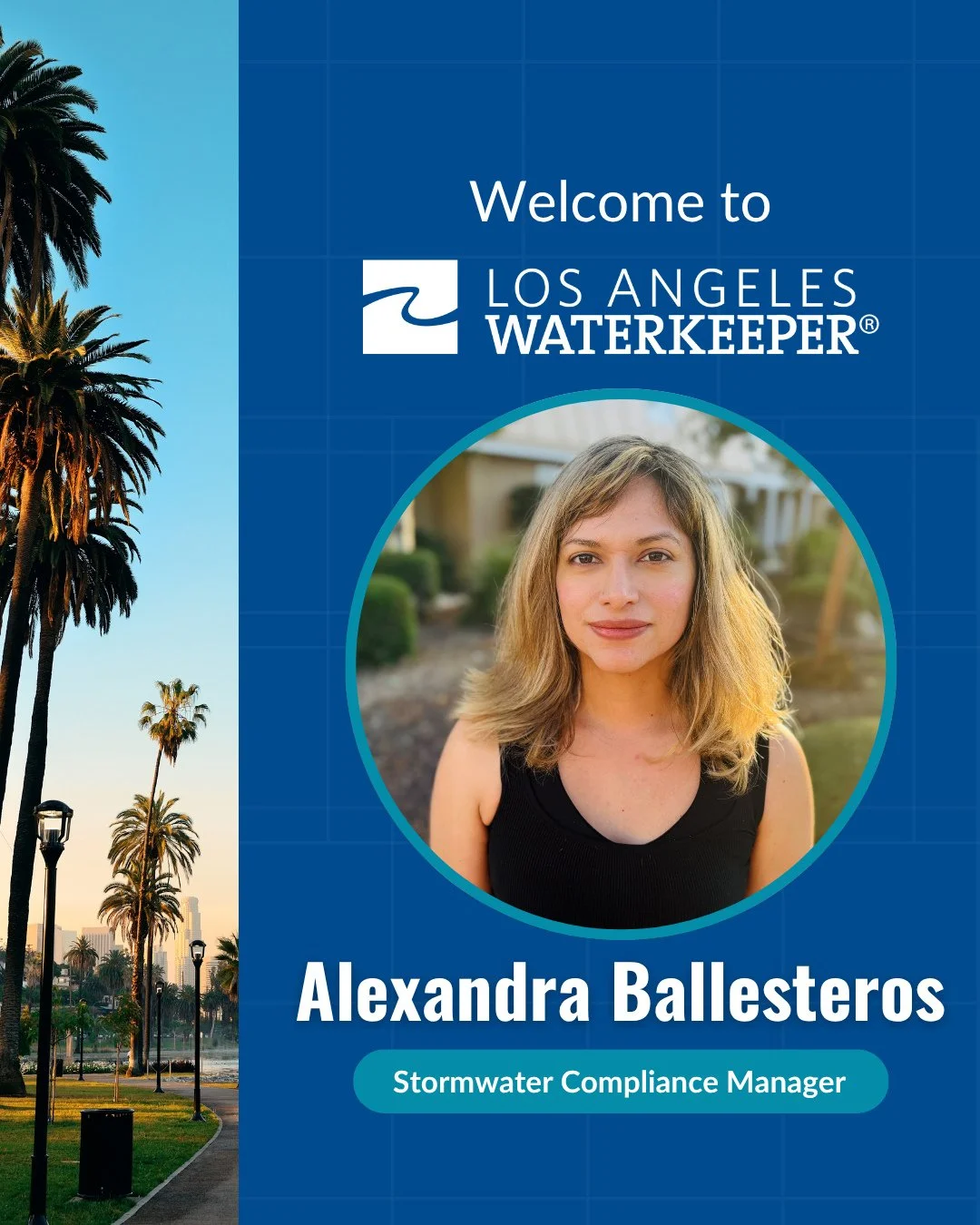 Say hello to Alex, our new Stormwater Compliance Manager! 👋⁠
⁠
Born and raised in LA, Alex has seen firsthand how environmental injustices impact local communities, and she&rsquo;s dedicated her career to changing that.⁠
⁠
With experience in soil re