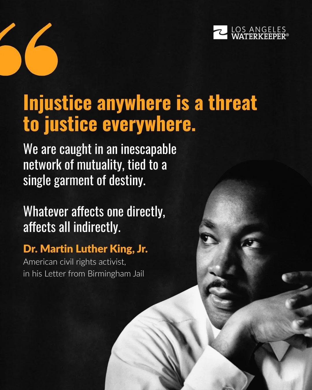 Though terms like climate crisis and environmental justice weren&rsquo;t part of the national conversation during Dr. King&rsquo;s lifetime, his call to recognize the deep interconnectedness of our struggles has never been more urgent.⁠
⁠
Today, comm