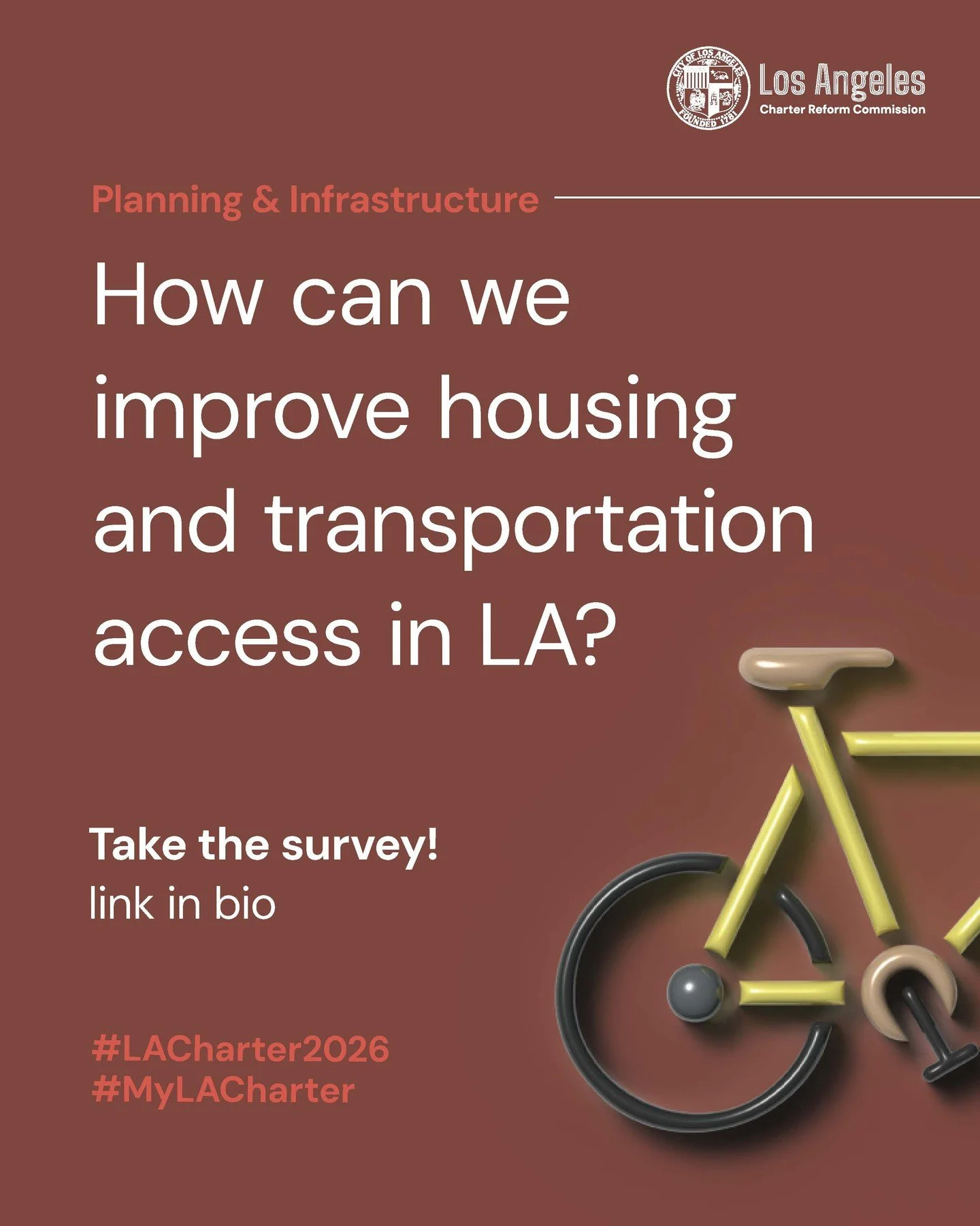 @lwvlosangeles said it best: &ldquo;No change can be made to the City Charter without a vote of the people&mdash;not even a comma or a semicolon." The charter is like the constitution for the city, and YOU can help shape it. ⁠
⁠
Help build a mor