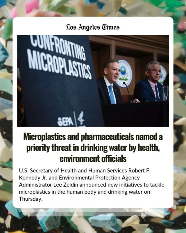 This Thursday, the EPA announced a $144 million effort called STOMP to study microplastics and pharmaceuticals in drinking water and the human body.⁠
⁠
It&rsquo;s a step forward, but it also raises the bigger question of: how long will it take to mov