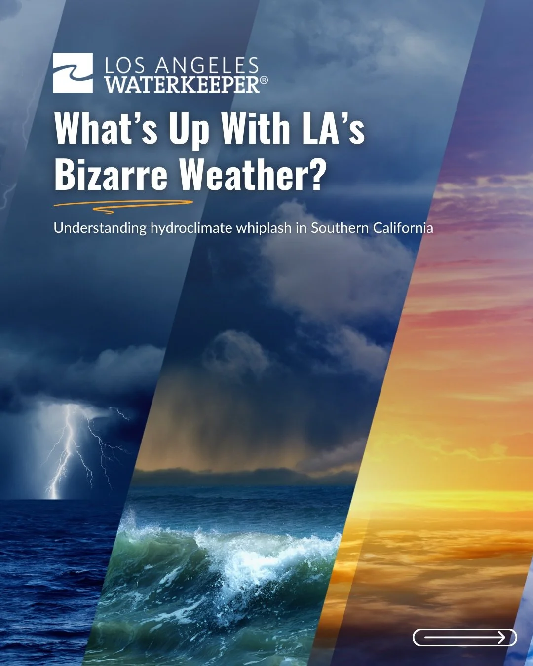 LA&rsquo;s weather is becoming increasingly unpredictable. Let&rsquo;s talk about it. 👉

In the past few years, we&rsquo;ve seen record-breaking storms, wildfires, and heatwaves.

This is called &ldquo;hydroclimate whiplash&rdquo;. And it means that
