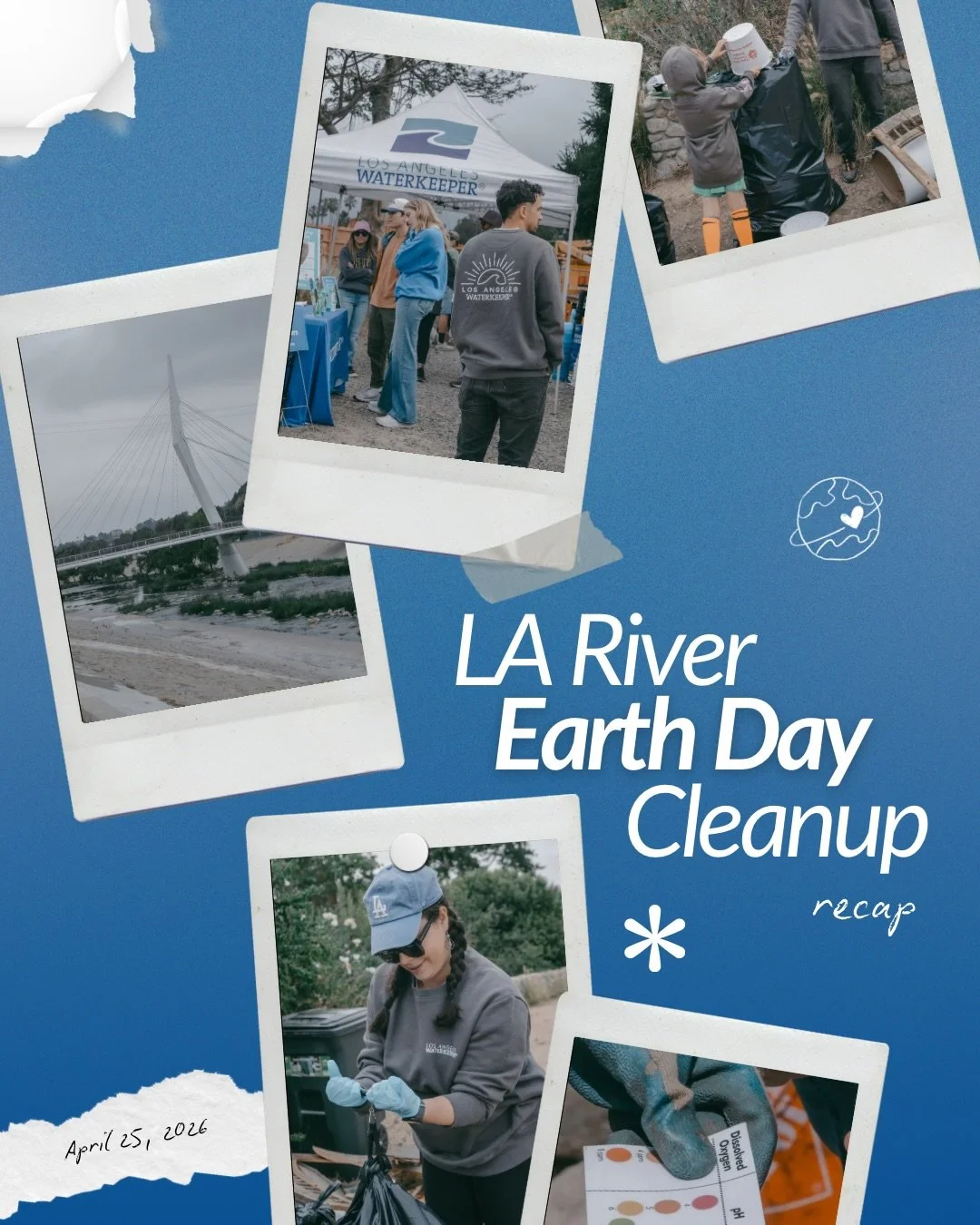 ICYMI: 180 volunteers showed up for our LA River Earth Day Cleanup at North Atwater Park. 💪🌎
&nbsp;
Together, we collected 856 lbs. of trash (yes, including an old shoe and a headboard) and logged 419 Litterati data points.
&nbsp;
Huge thank you to
