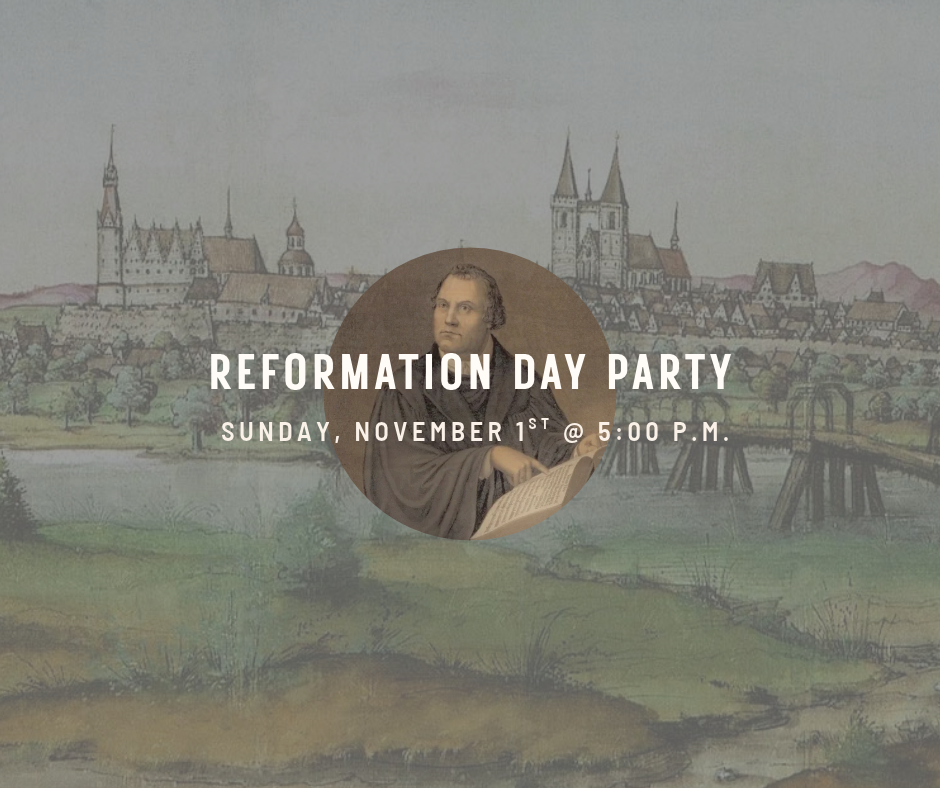Reformation Day Party 2026