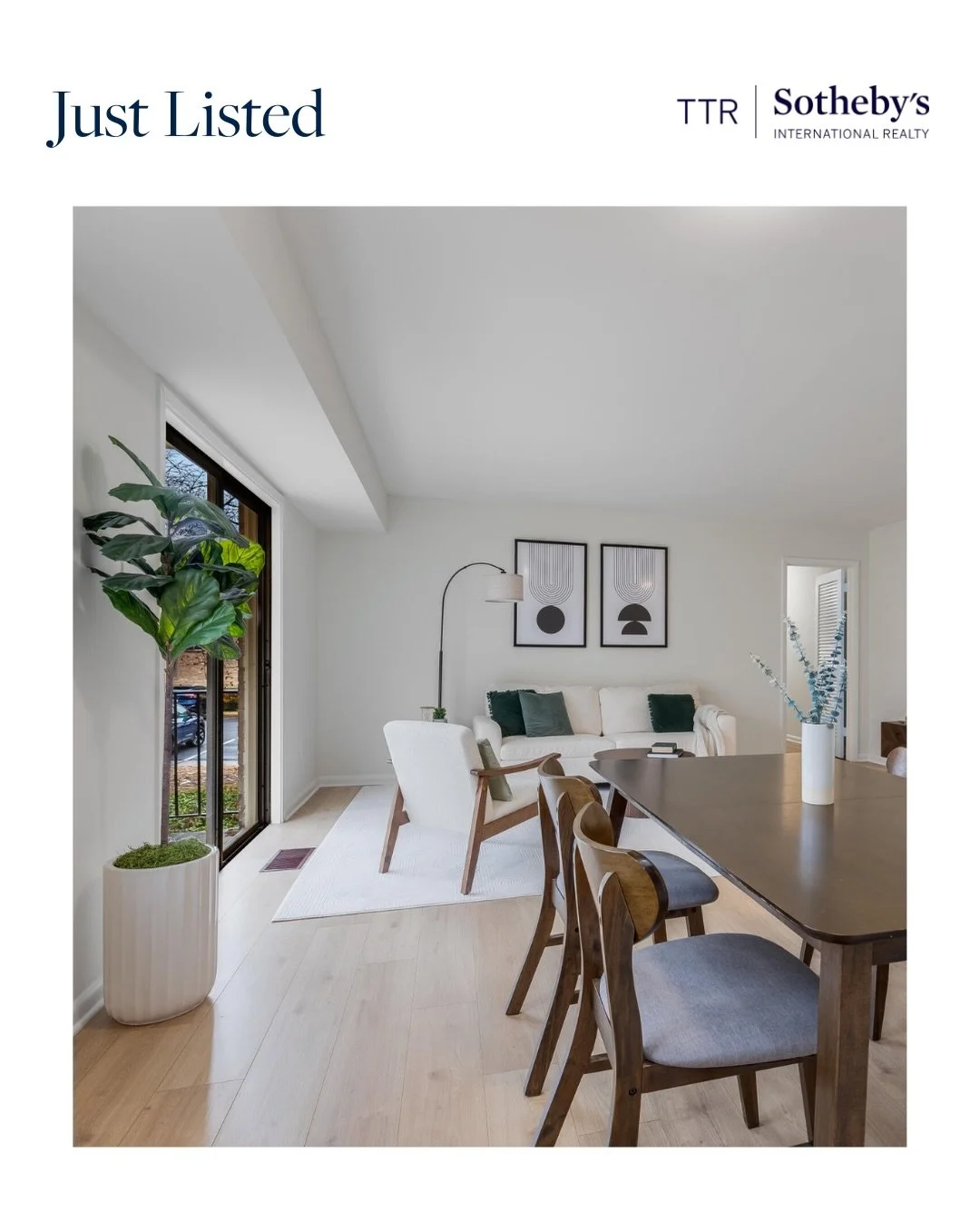 🚨 New Listing in Bethesda 🚨

Turnkey, sun-filled, and perfectly located.

This beautifully updated 2BR condo at 10636 Montrose Ave #101 offers over 1,000 square feet of stylish living space, featuring wide-plank oak flooring, stainless steel applia