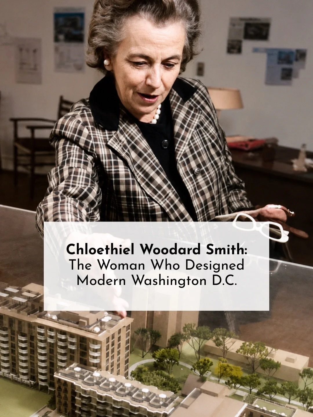 Northern Virginia knows her work whether it realizes it or not. In the early 1950s her firm, Keyes Smith Satterlee and Lethbridge, designed Pine Spring in Falls Church for the Luria Brothers. Five floor plans, twenty variations, houses set along wind