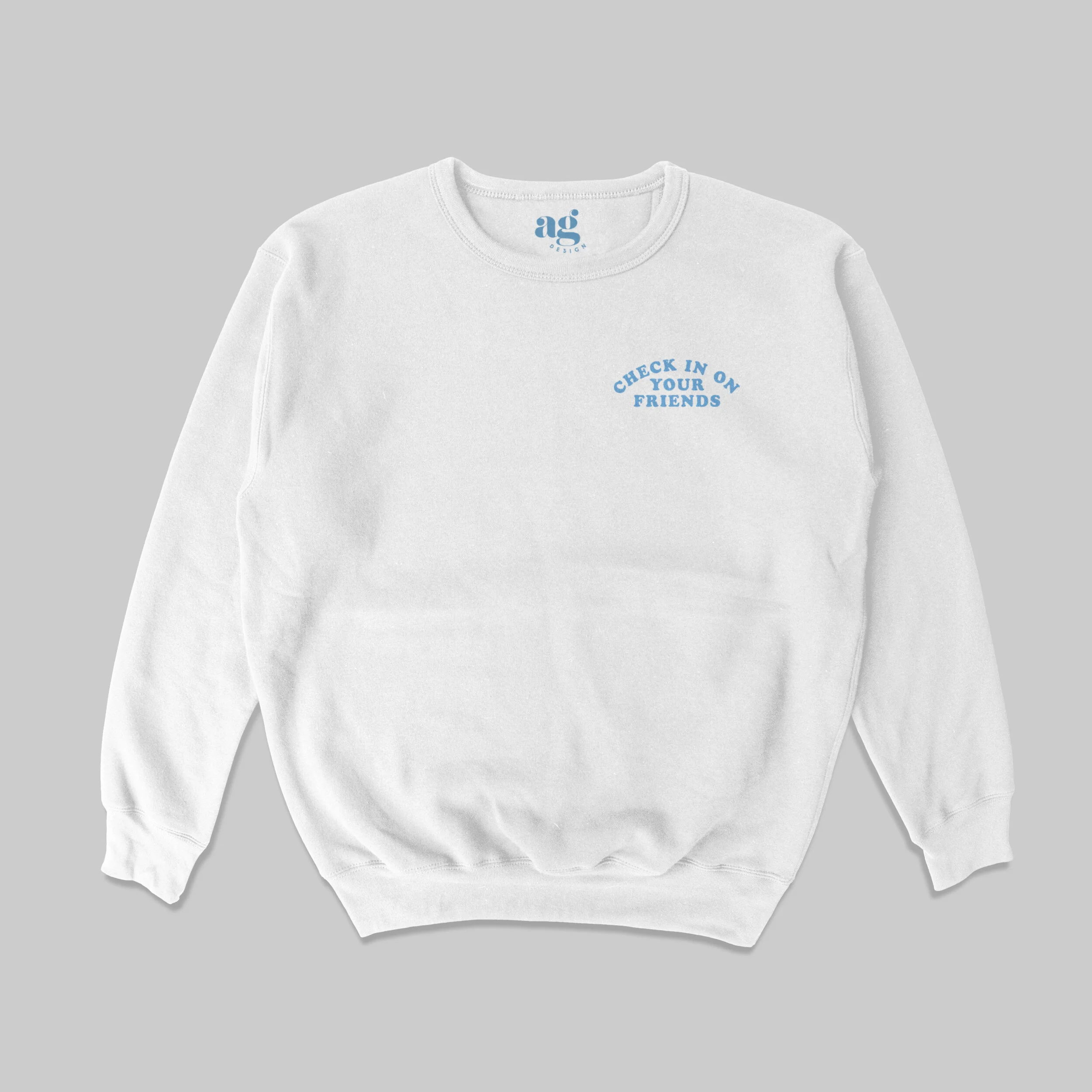 check on your friends sweatshirt