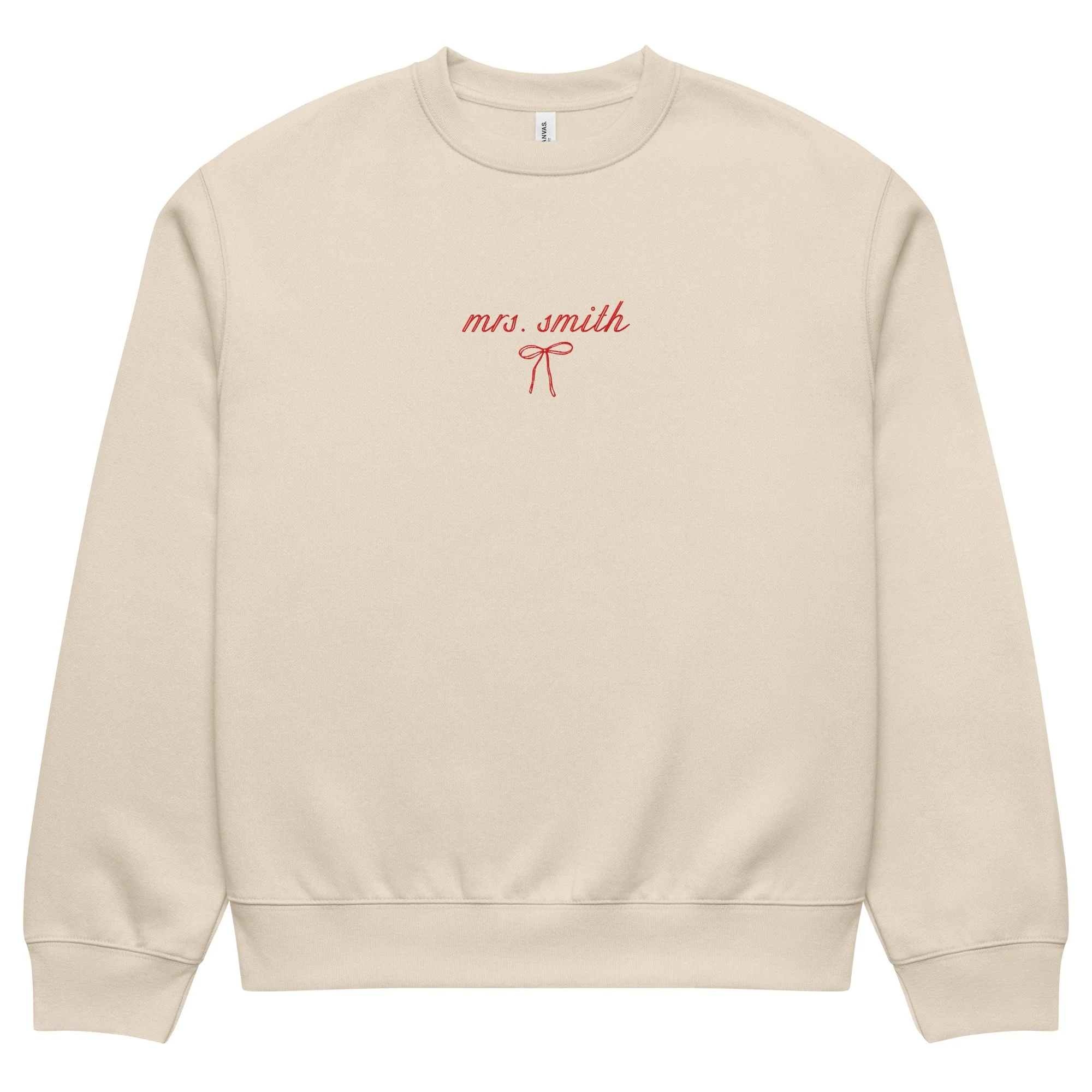 Custom Mrs. Bow Crewneck