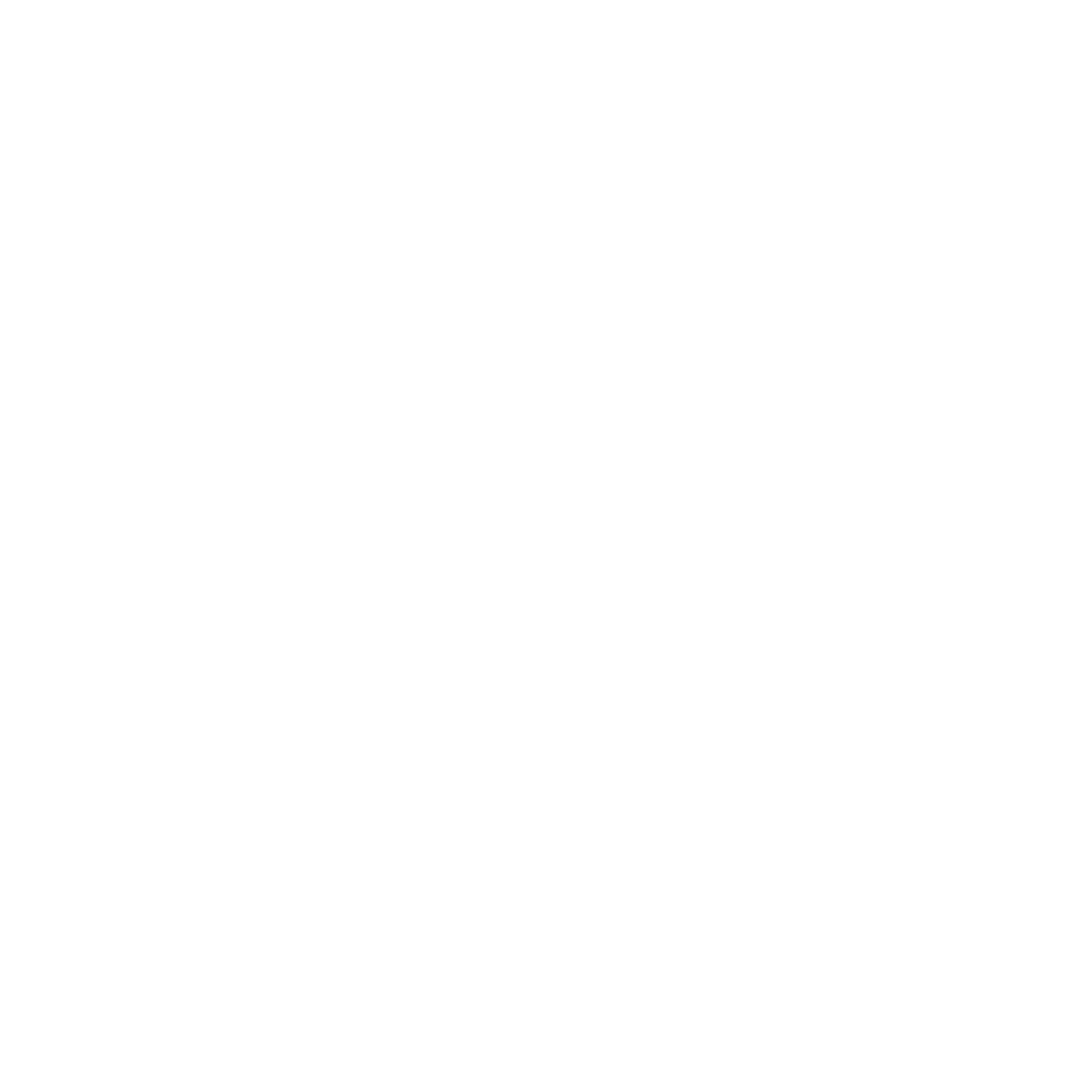 White line drawing of flowers and leaves on black background.
