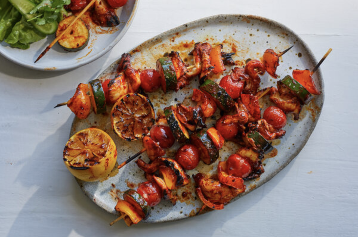NYT: King Oyster Mushroom Skewers