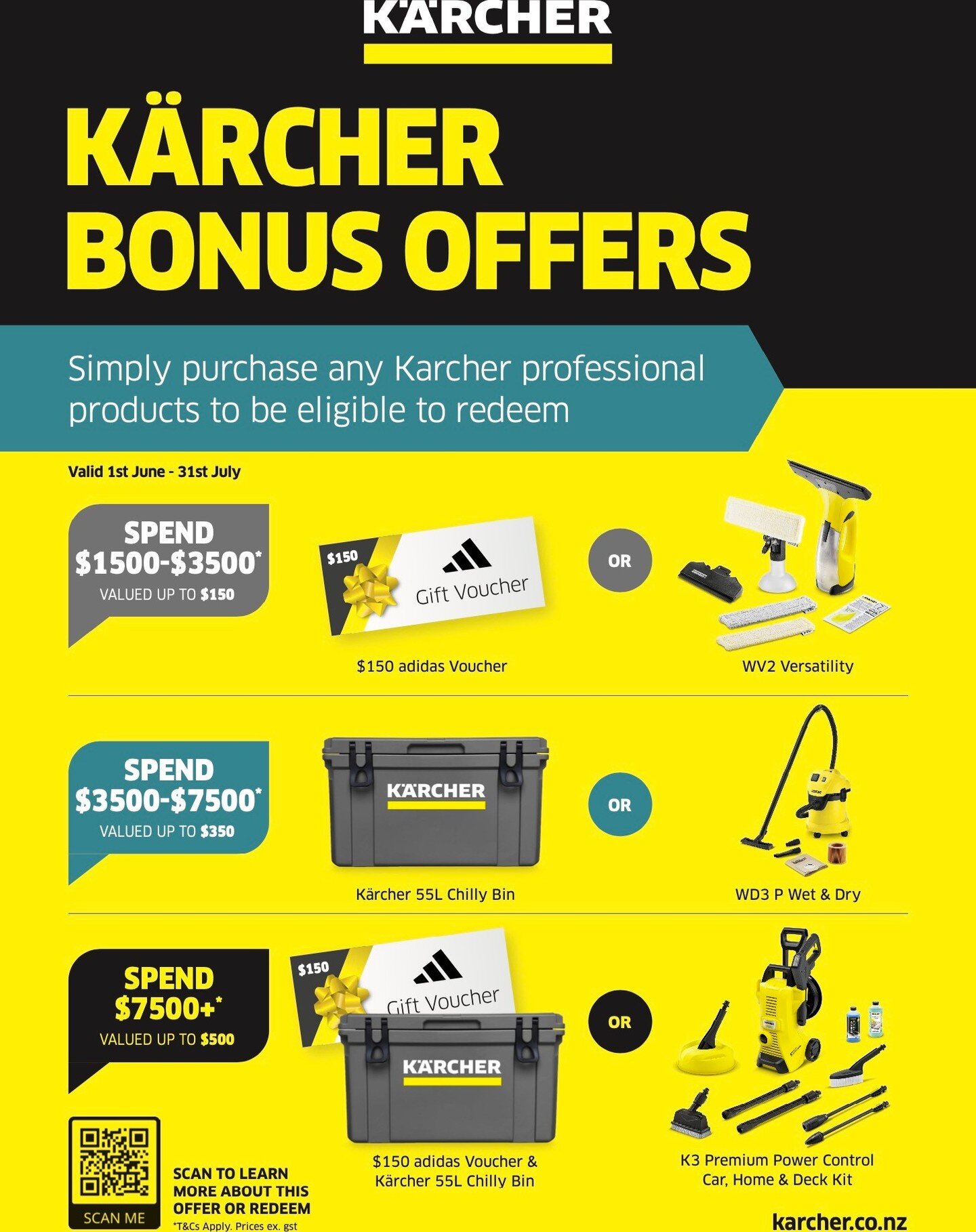 For all our NZ customers, get in touch with us for all your @karcher_newzealand equipment needs and take advantage of these new bonus offers. Contact nz@vitiswinemakers.com for all enquiries #v23