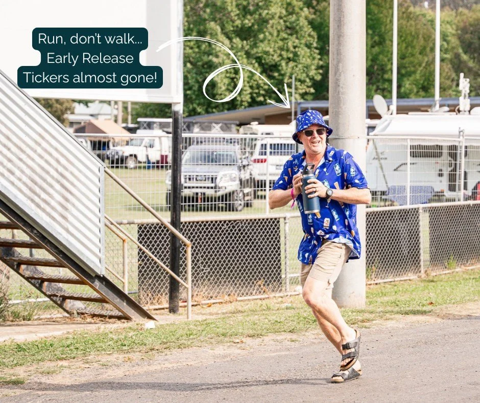💨 When the Tumbafest gates open, it&rsquo;s a RACE to the stage!

Want to skip the stress and know you&rsquo;re already in? 🎟️

Early Release Tickets are nearly gone! Here&rsquo;s the truth... you&rsquo;ll never see them cheaper than right now. Loc
