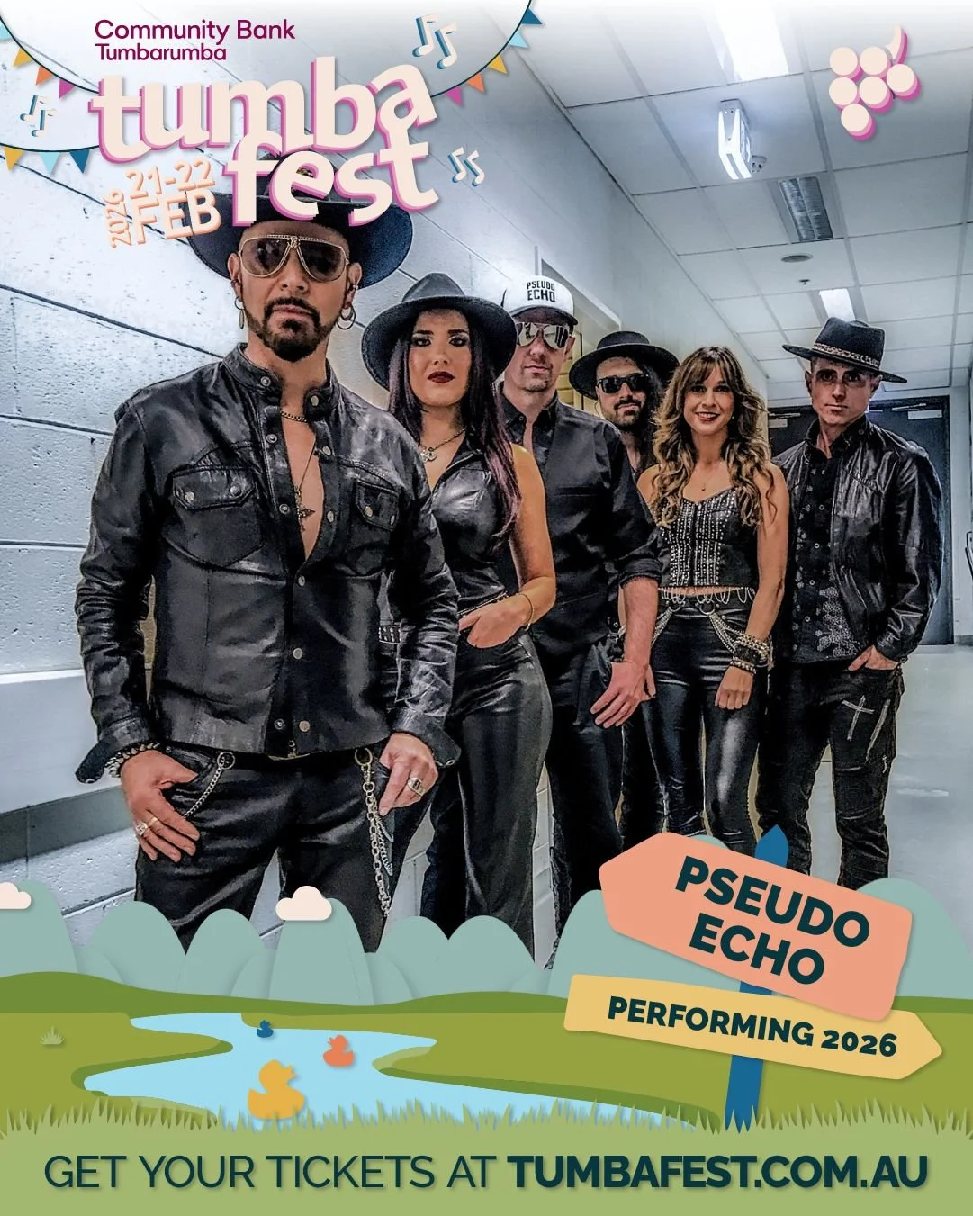 🎵 Performer Highlight 👏

Get ready to rock to the iconic sounds of the eighties with the legendary @pseudoecho!
Famously known for their high-energy shows and hits including Funky Town, Listening, A Beat For You, Don&rsquo;t Go, Living In A Dream a