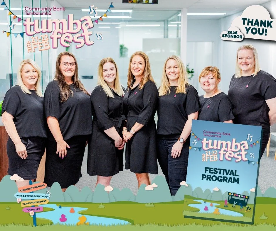 Here&rsquo;s to community partnerships 🥰

Tumbafest simply wouldn&rsquo;t be the same without the incredible support of our Principal Partner, @communitybanktumbarumba. Their commitment to our community helps bring this much-loved weekend to life. ✨