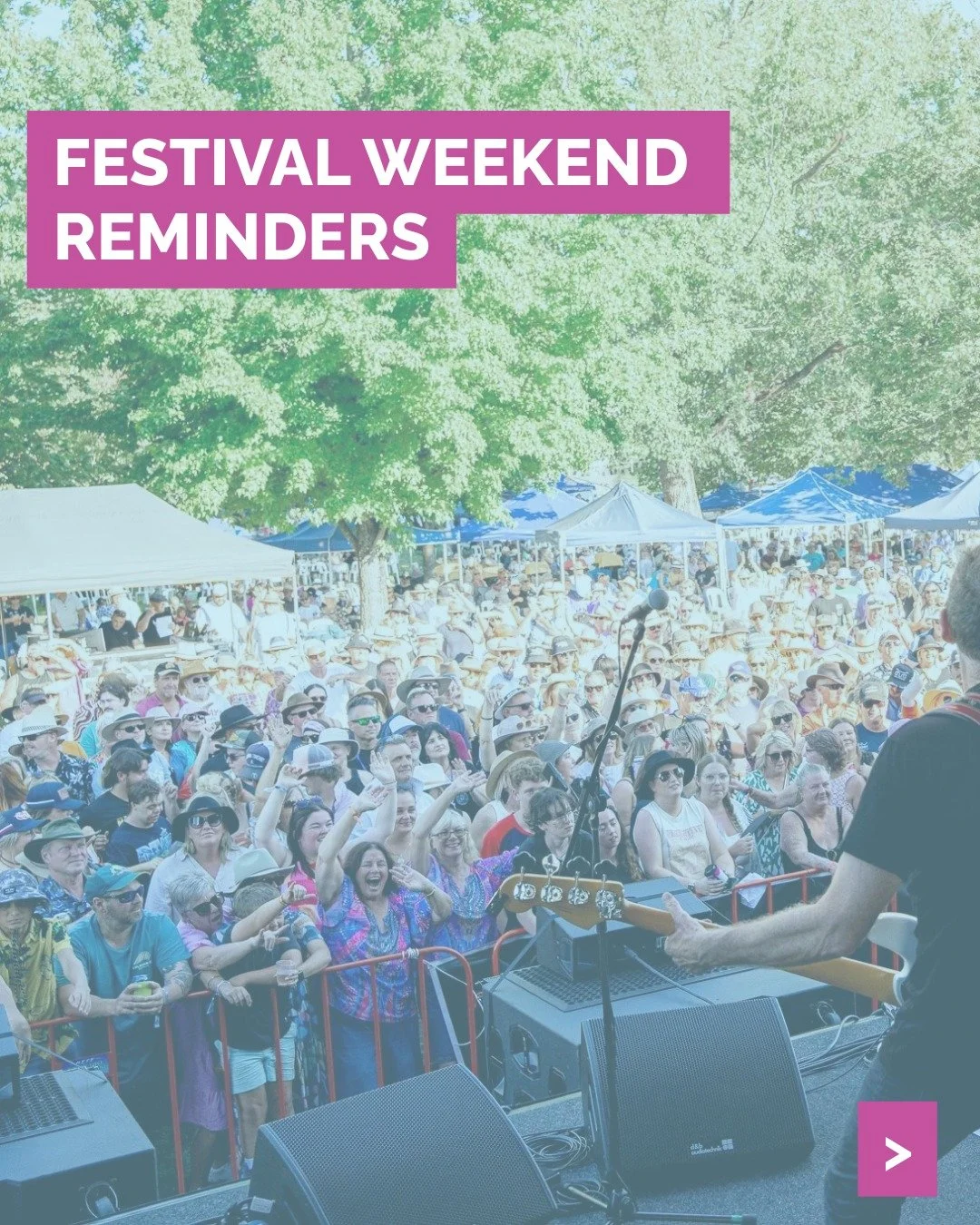 Our favourite weekend of the year is finally here! ✨

We can&rsquo;t wait to welcome you! A few quick tips to help your weekend run smoothly:

EVENT ENTRY
Gates open 10am both days
Entry via Lauder Street

Swap your ticket for a wristband at the gate