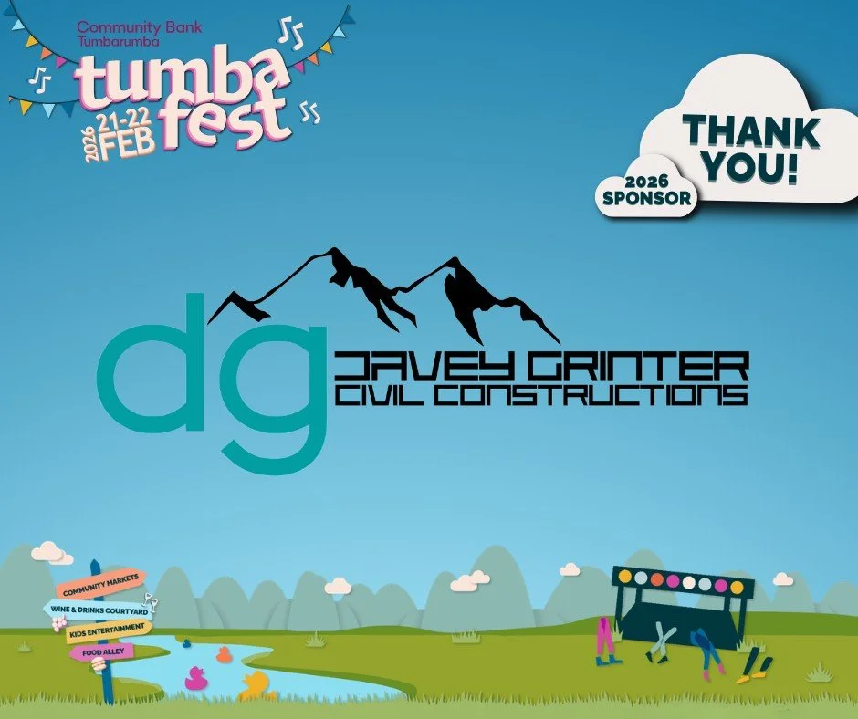 The DG Legends Bar is a Tumbafest favourite and we&rsquo;re proud to have @_daveygrintercivilcons  sponsoring this iconic spot! 🍺

Their support helps create a space where mates catch up, stories are shared, and the weekend is enjoyed exactly as it 