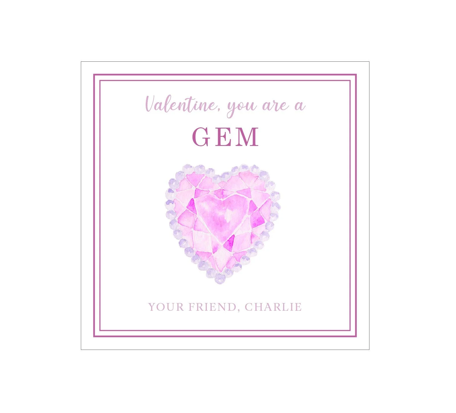Gemstone Valentines